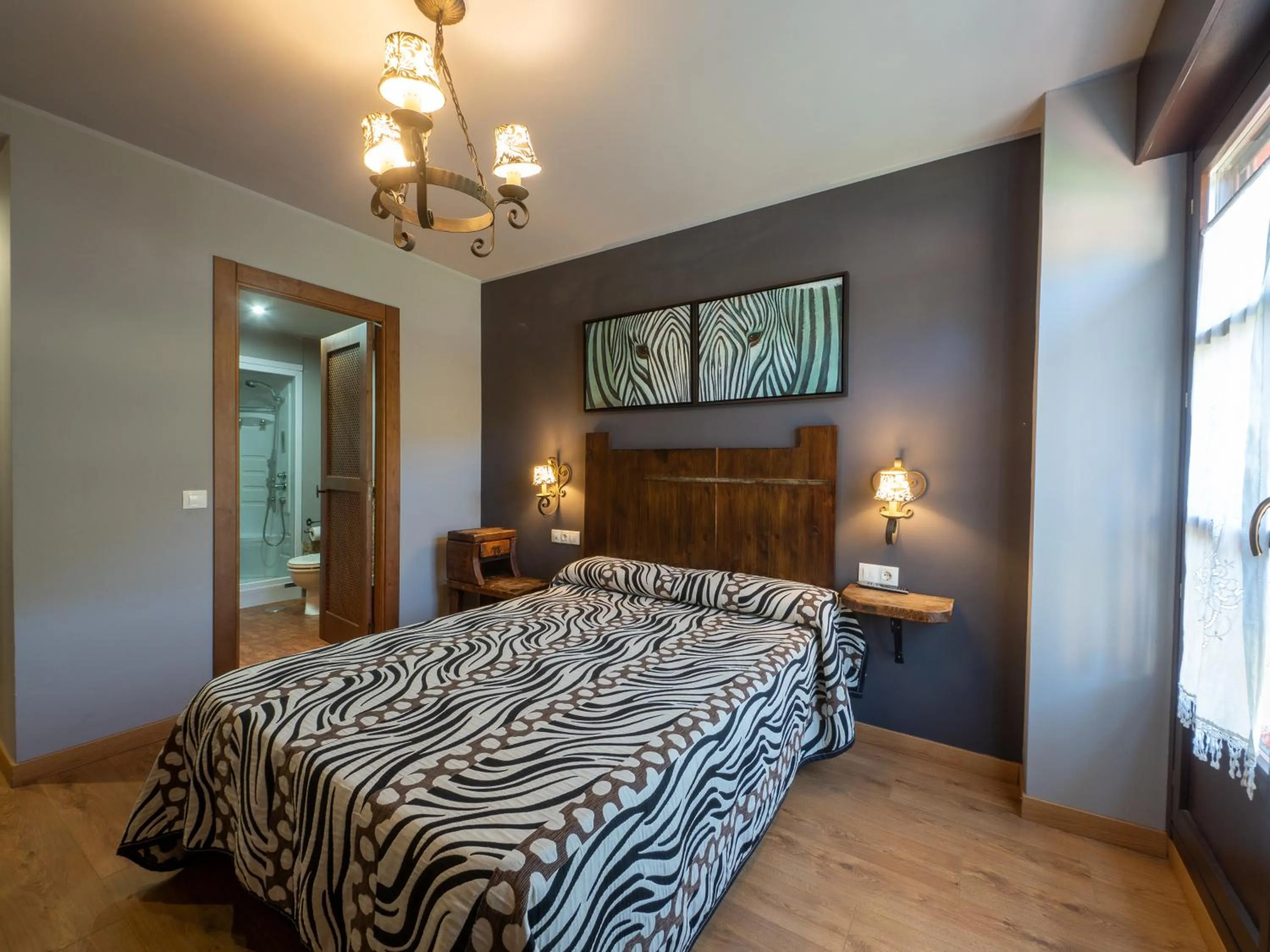 Bed in La Posta del Camín Real