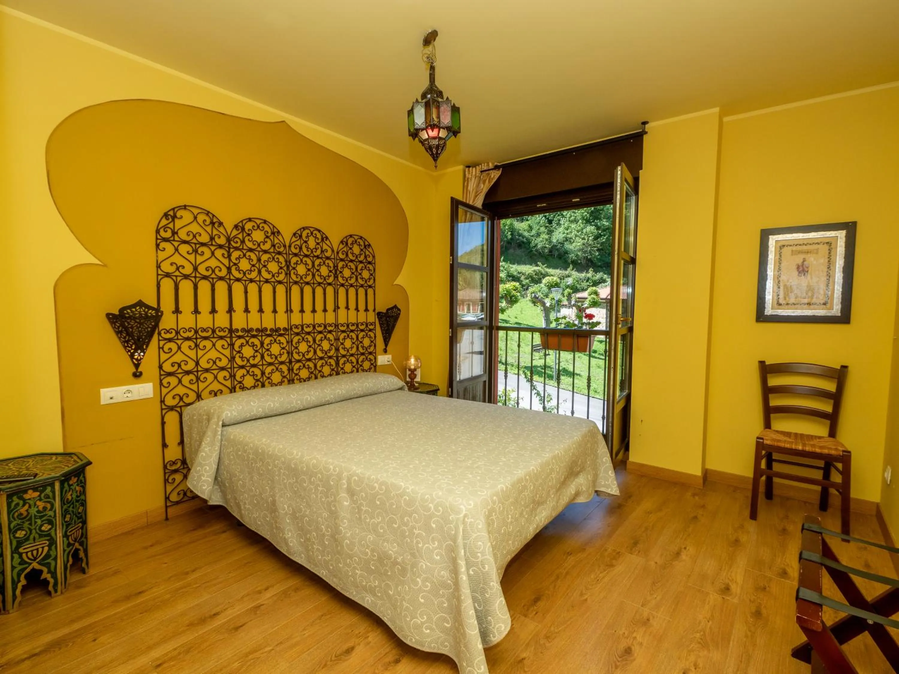 Bed in La Posta del Camín Real