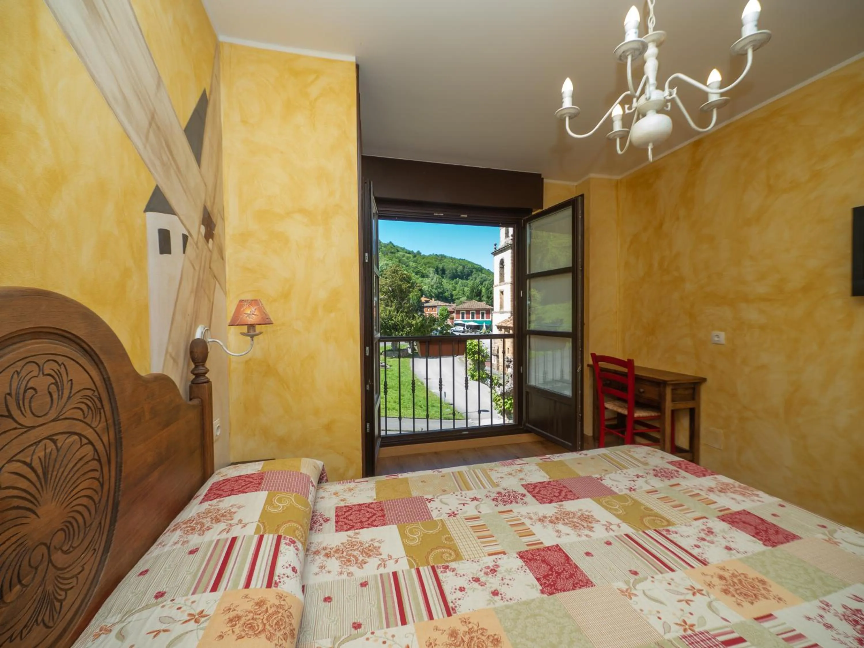 Bed in La Posta del Camín Real