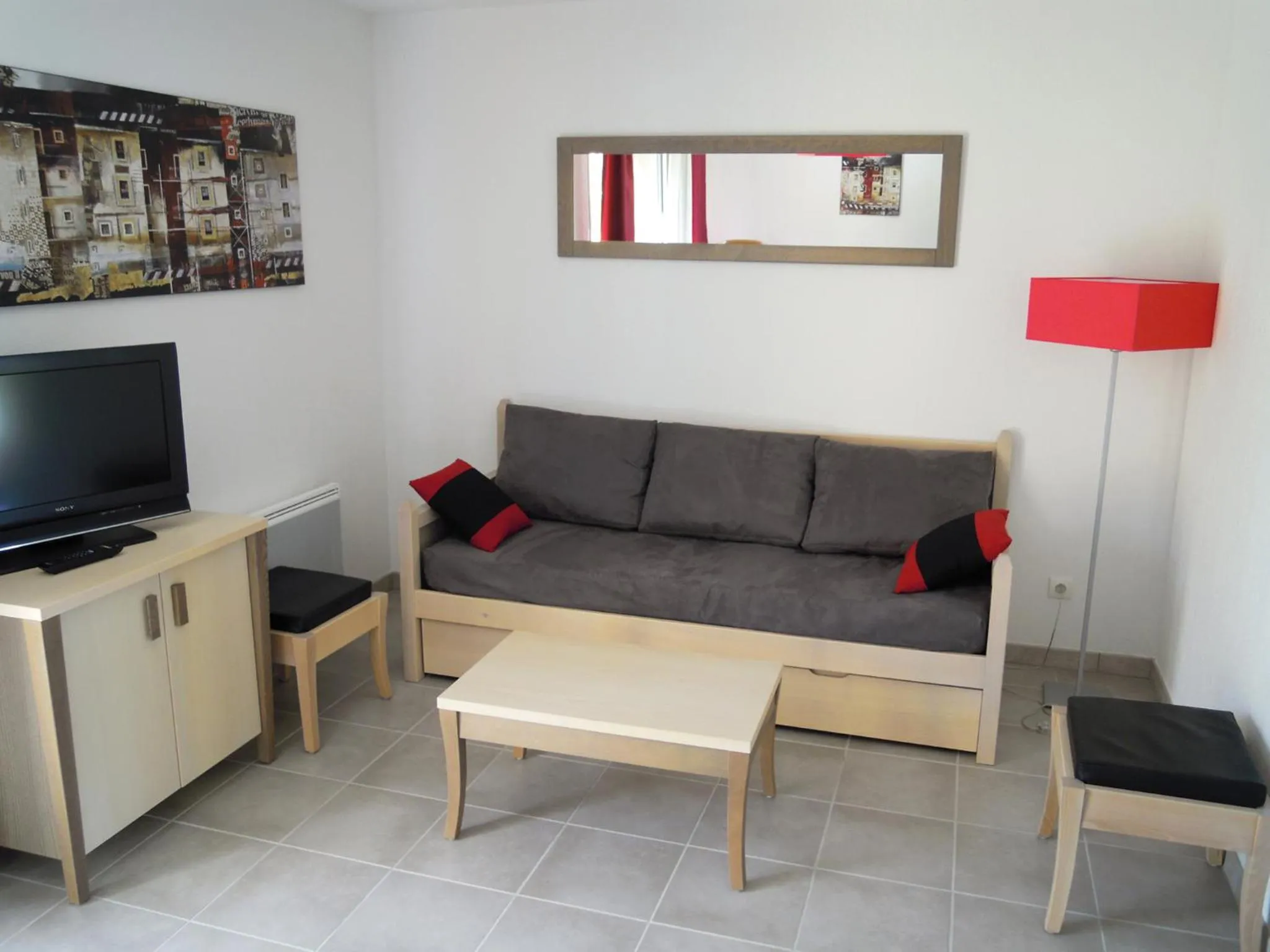Living room in Lagrange Vacances Les Bastides de Lascaux