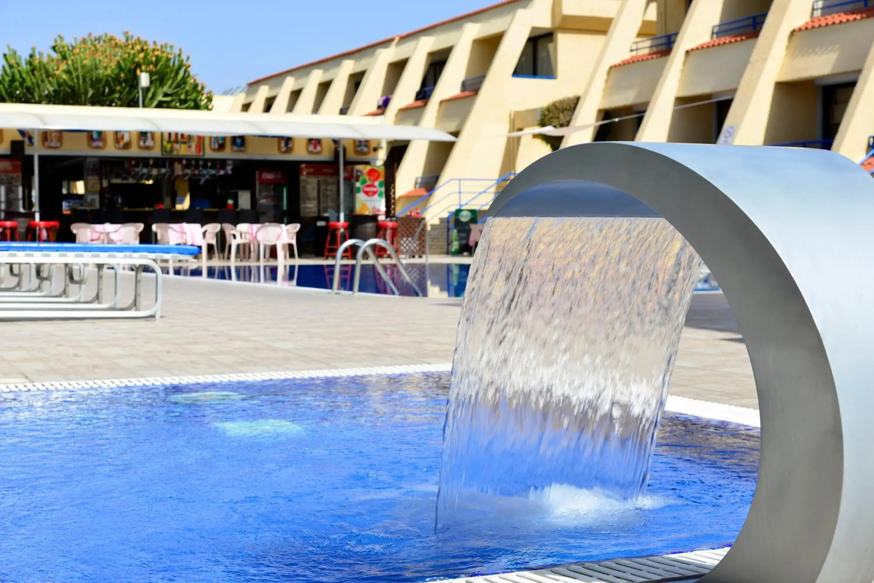 Pool view in Napa Prince Hotel Apts Pool view in Napa Prince Hotel Apts
