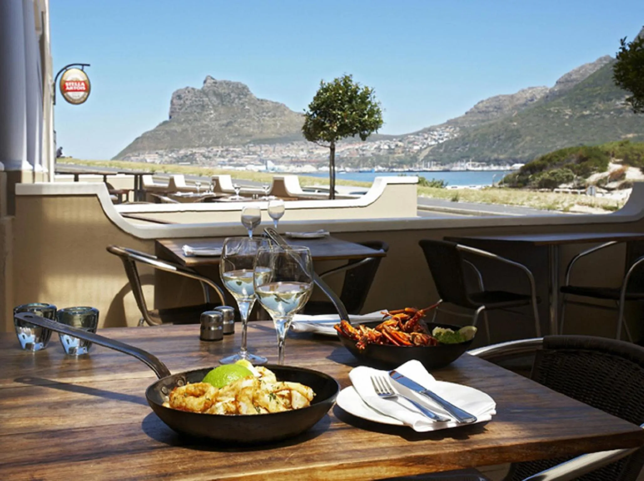 Food in Chapmans Peak Beach Hotel
