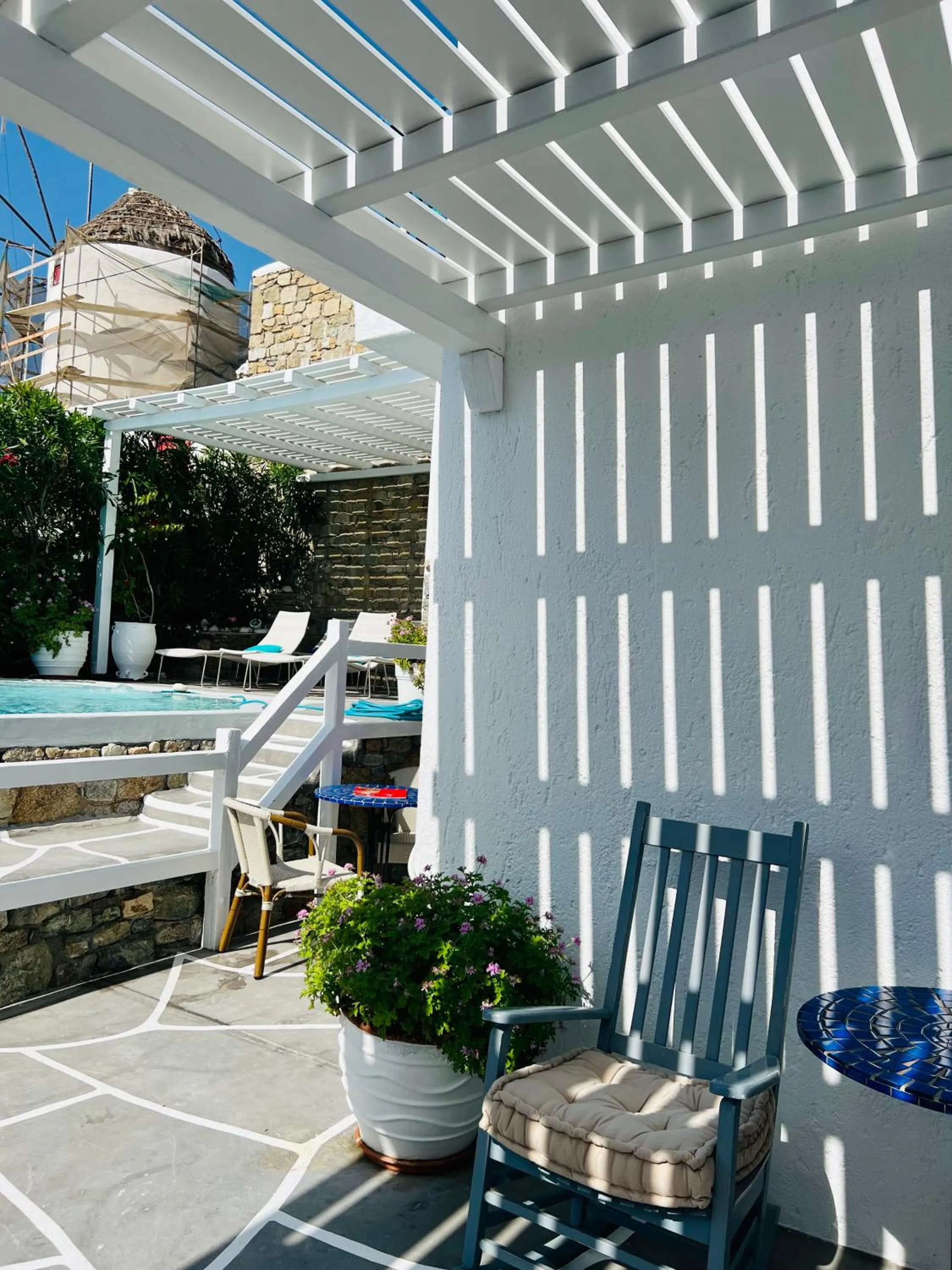 Swimming pool in Portobello Boutique Hotel