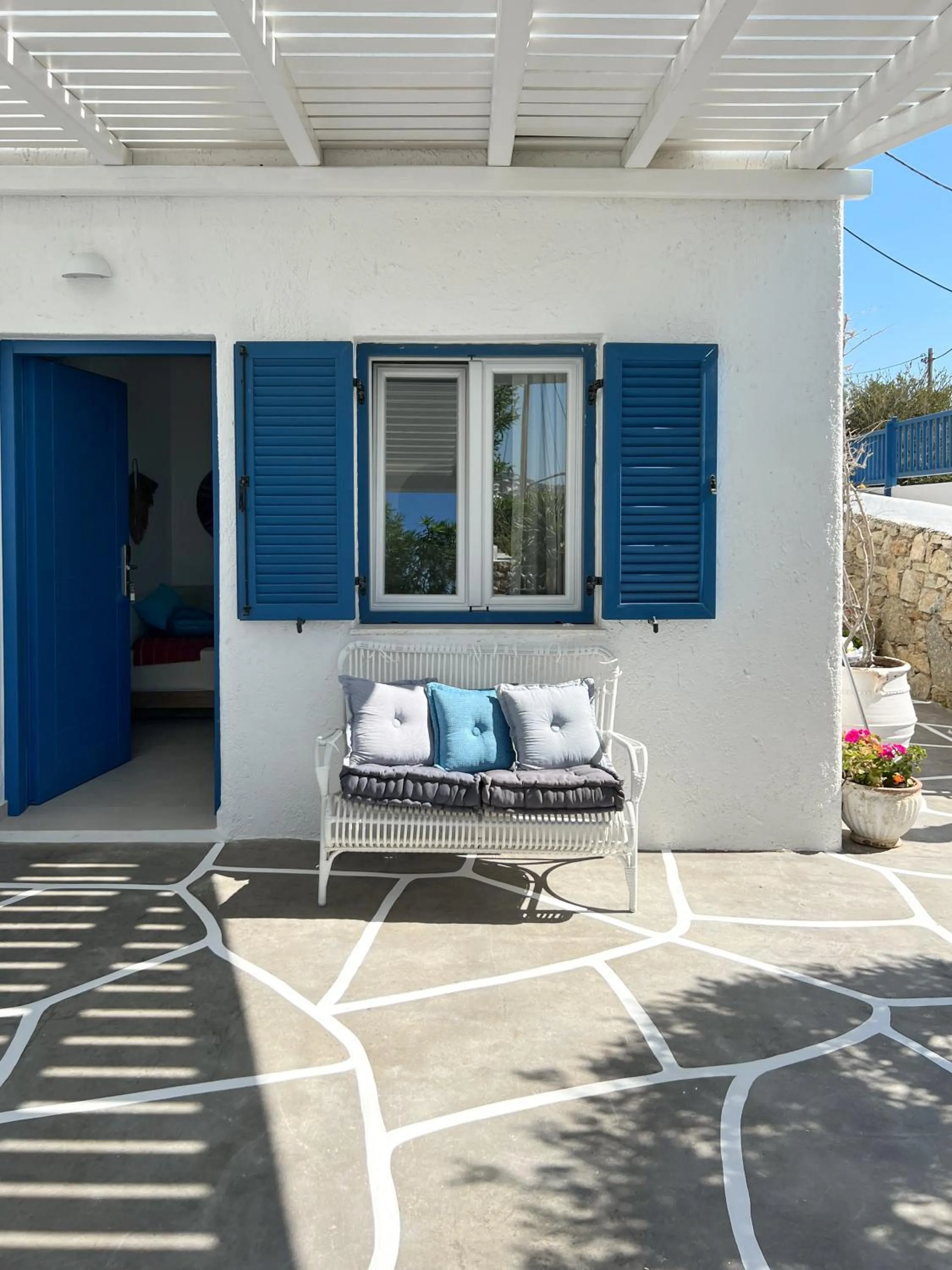 Patio in Portobello Boutique Hotel