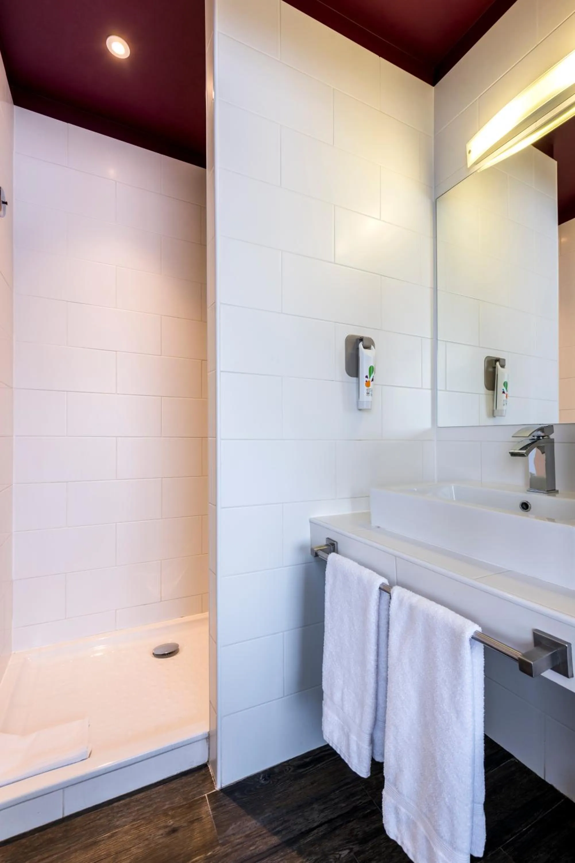 Bathroom in ibis Styles Saint Julien en Genevois Vitam