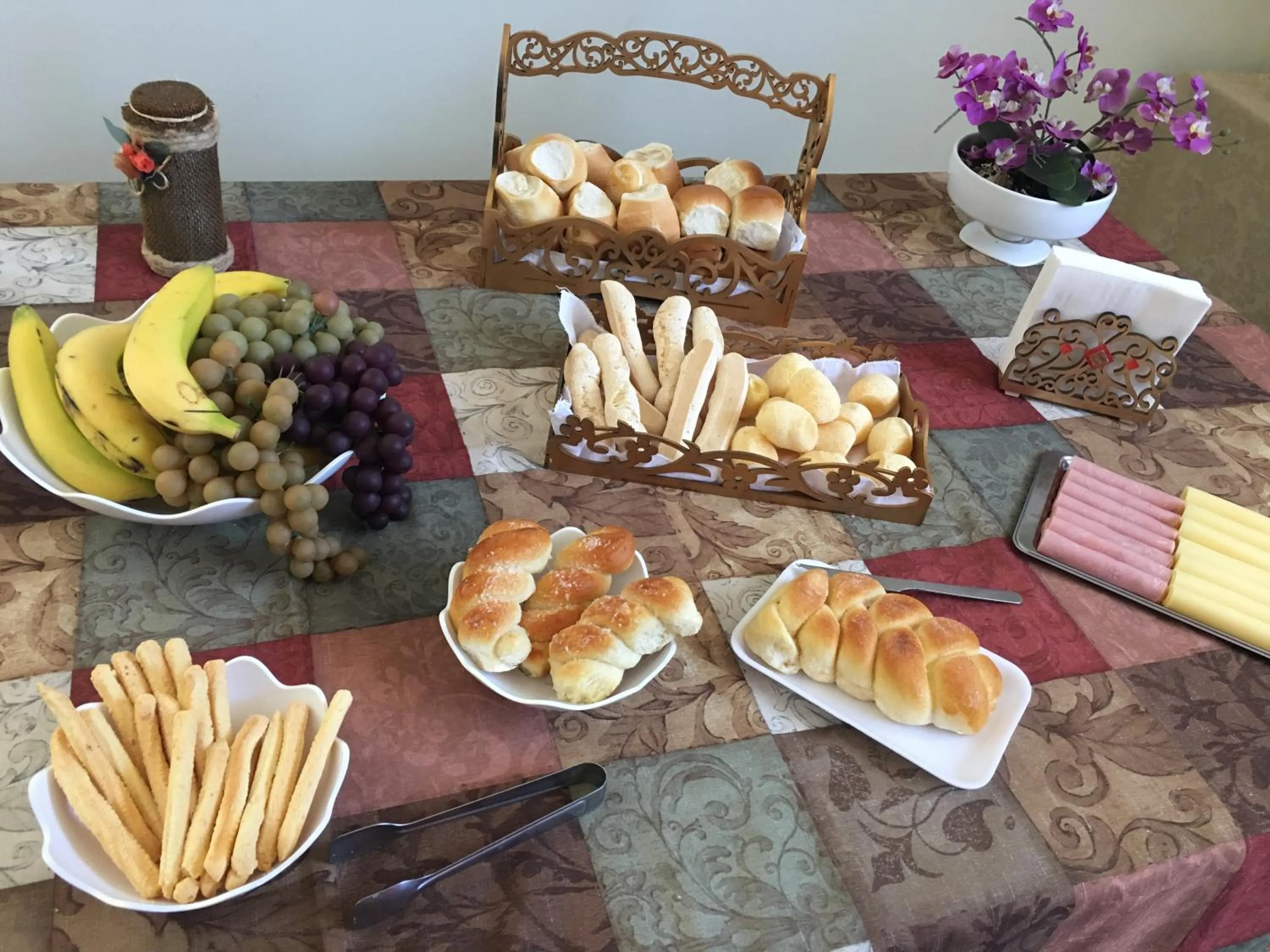 Continental breakfast in Trindade Hotel