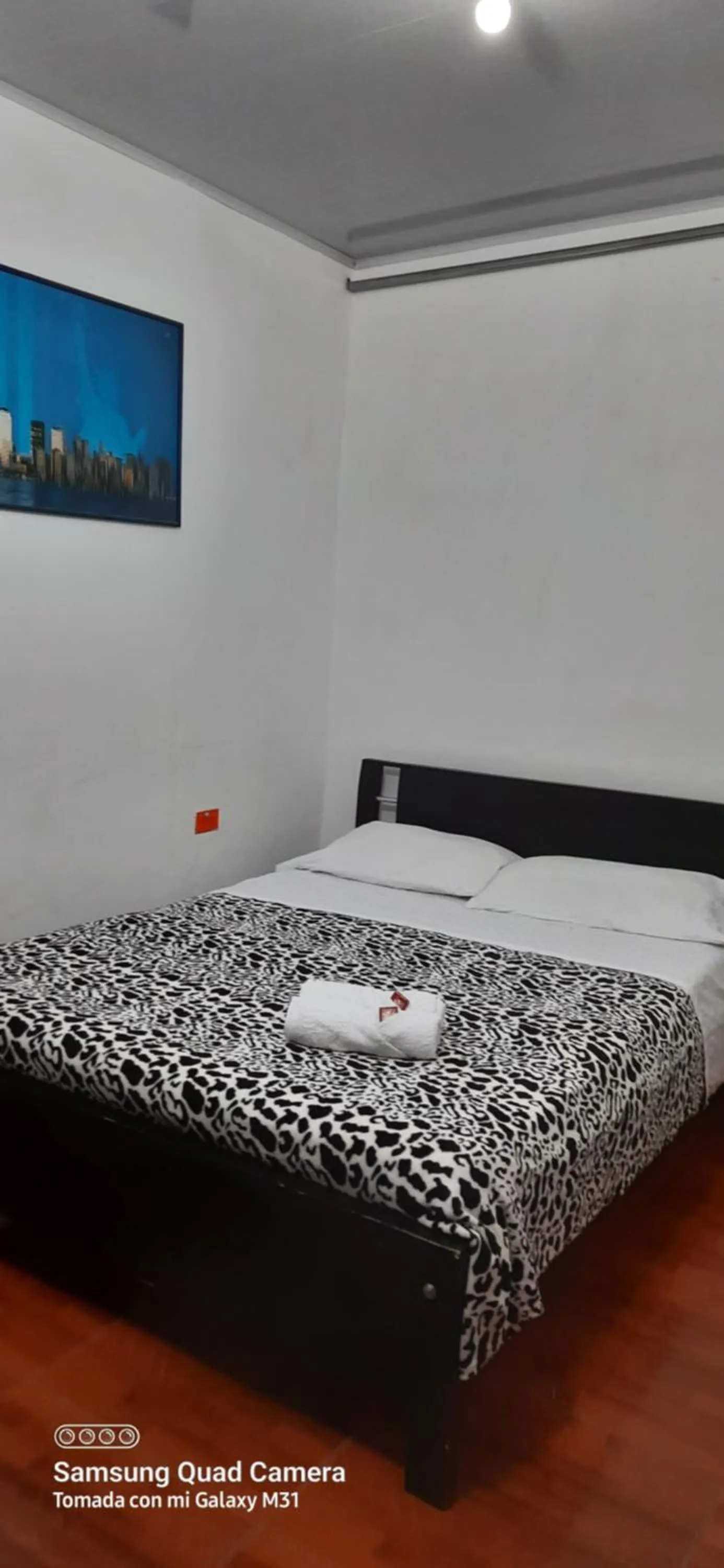 Bed in Bonsai Hotel Salamina Caldas