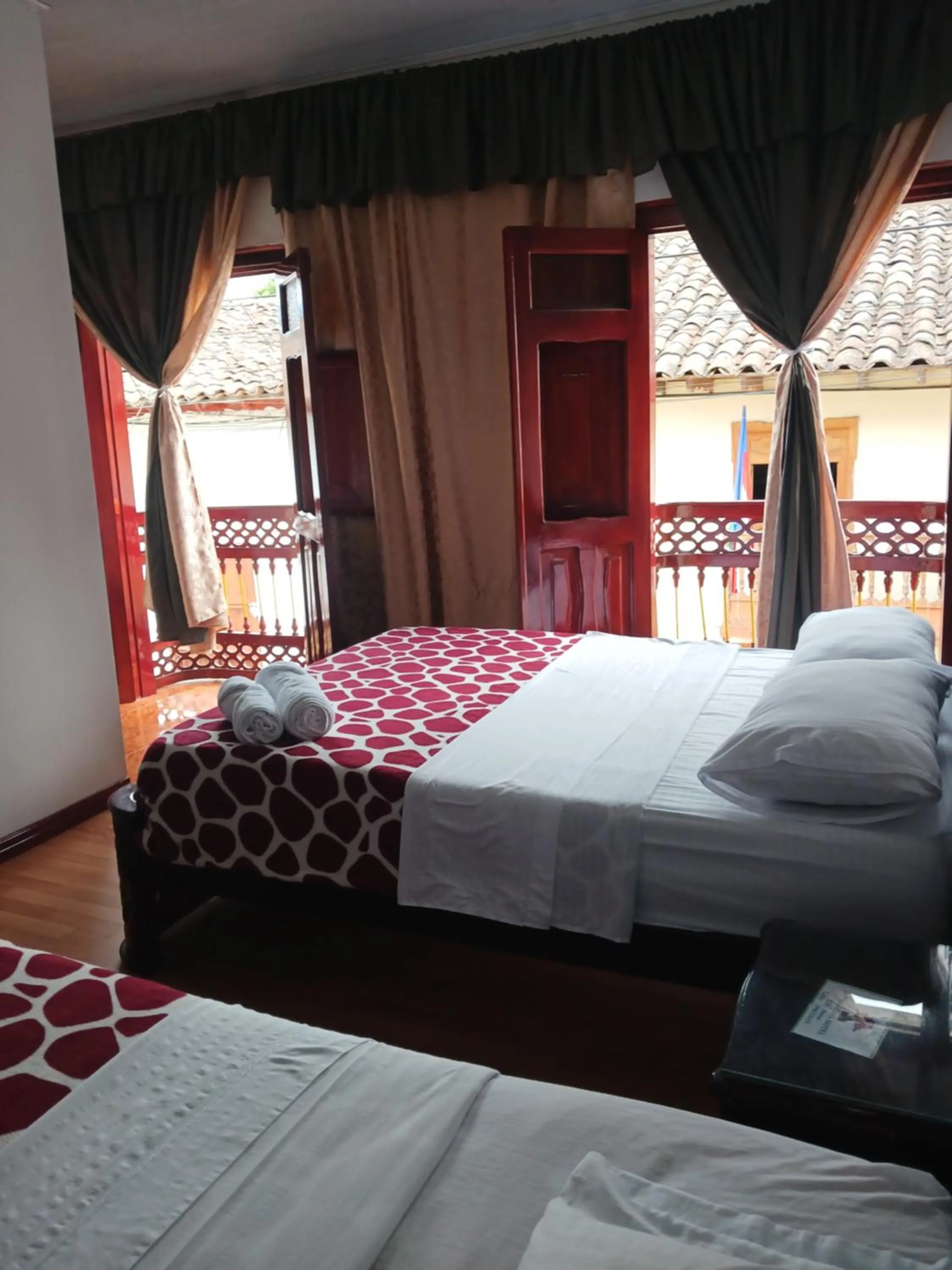 Bed in Bonsai Hotel Salamina Caldas