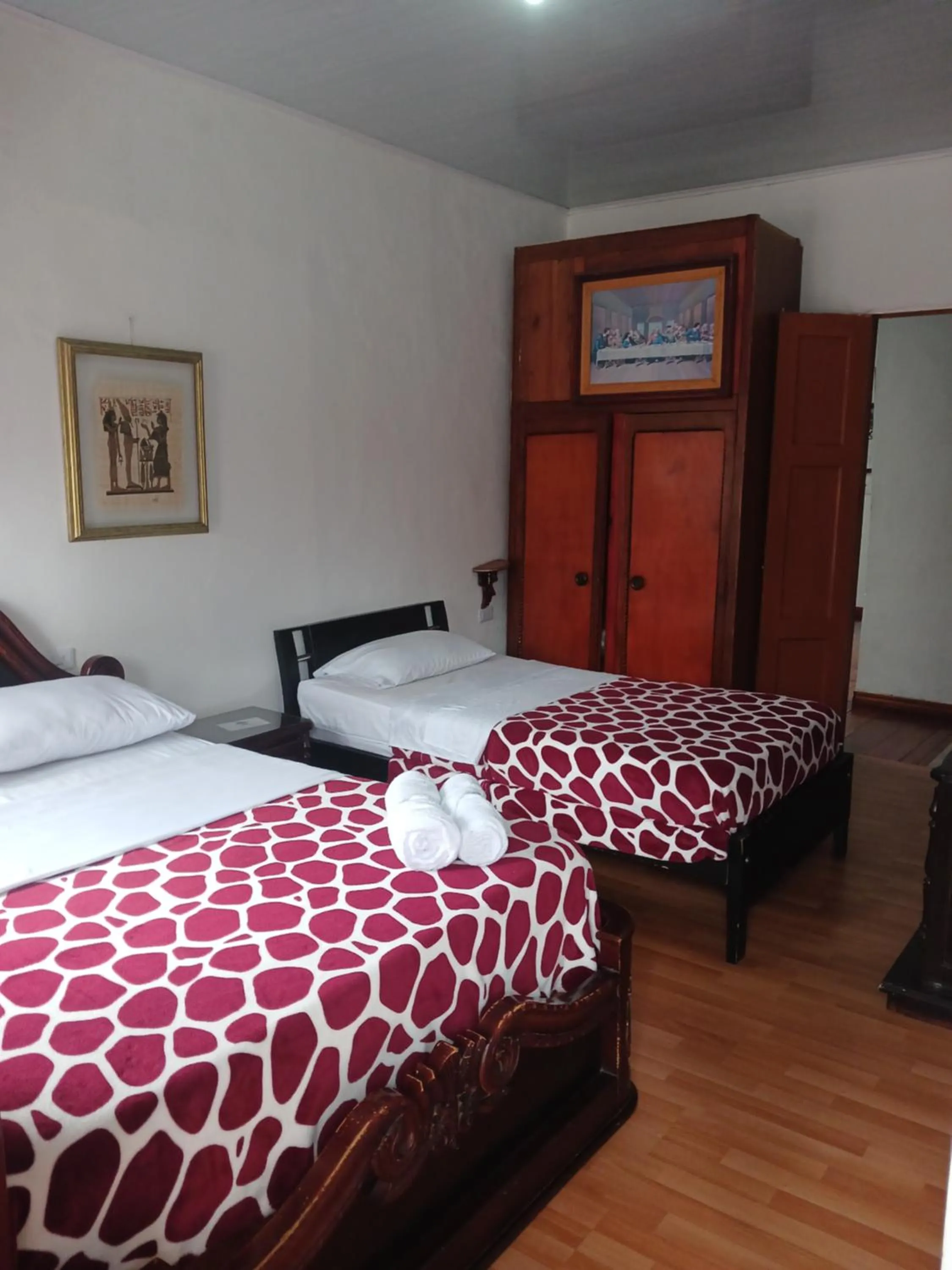 Bed in Bonsai Hotel Salamina Caldas