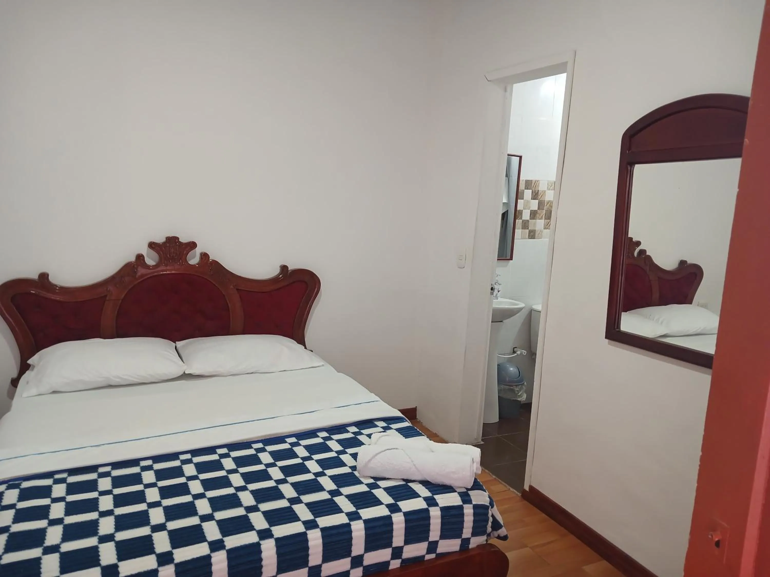 Bed in Bonsai Hotel Salamina Caldas