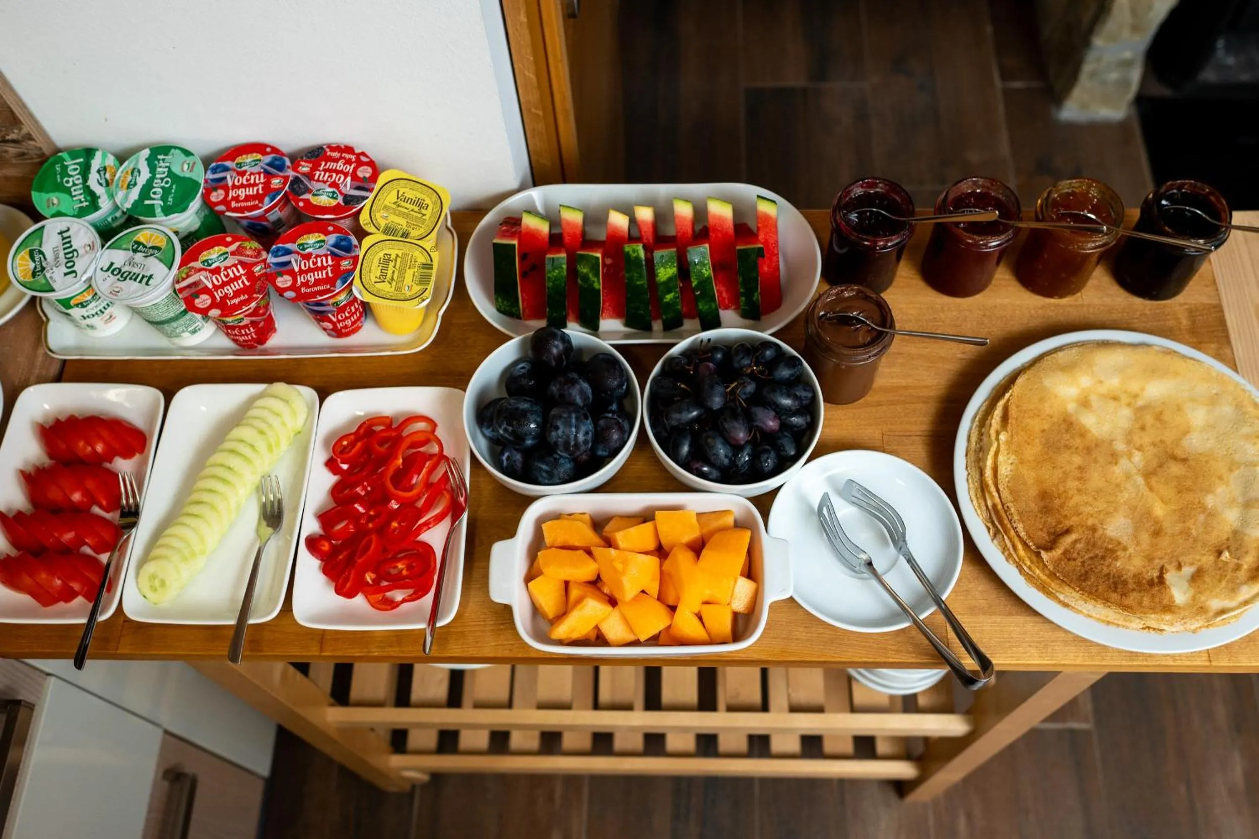 Food in B&B Apartments Burić Plitvice Lakes