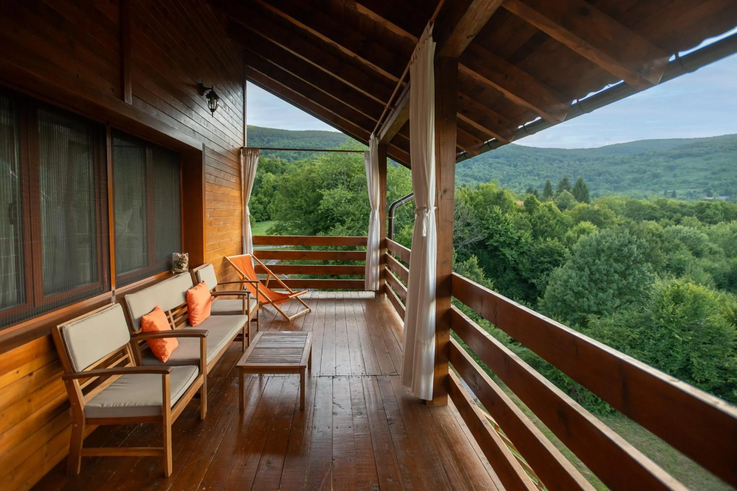Balcony/Terrace in B&B Apartments Burić Plitvice Lakes