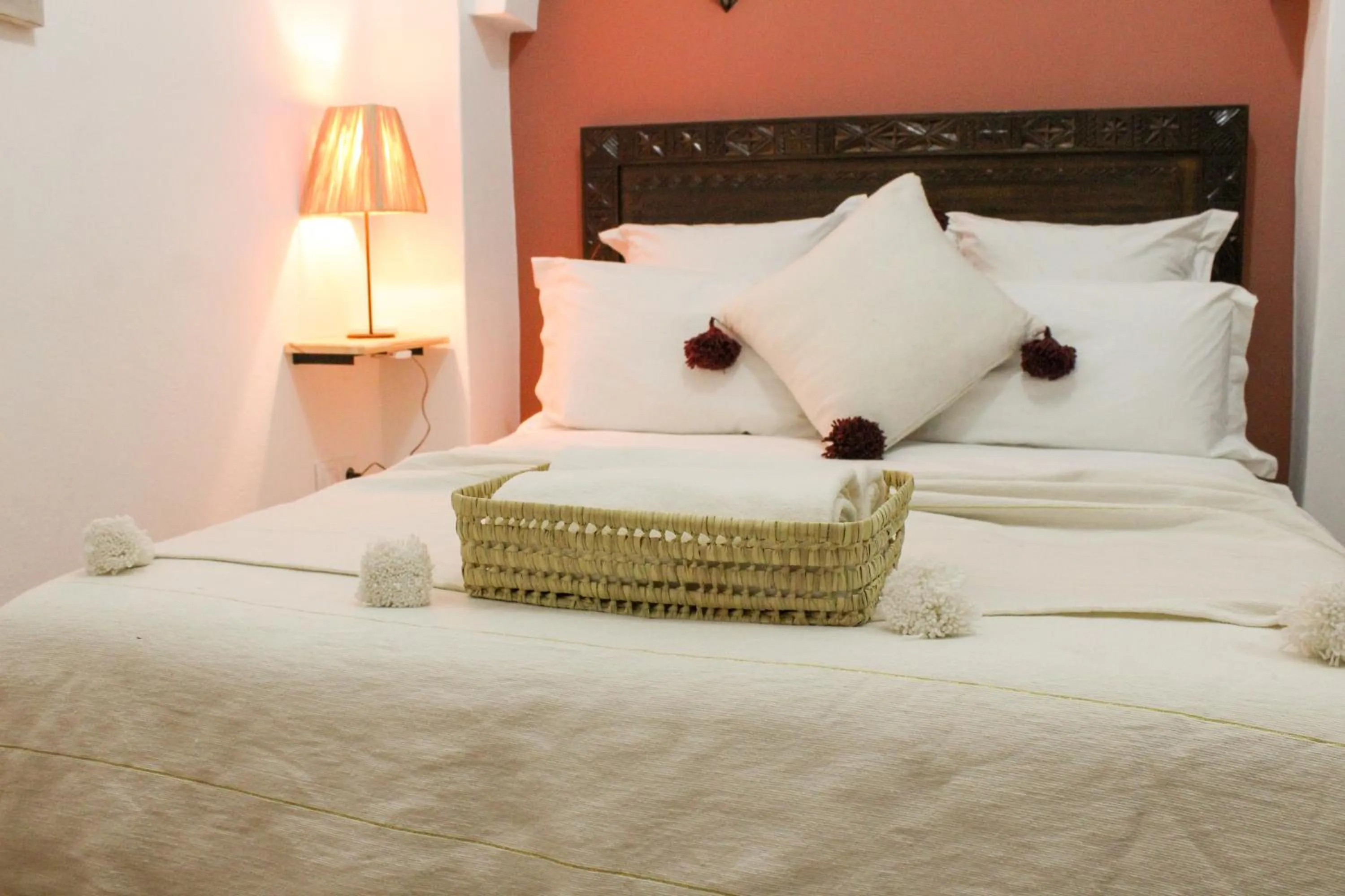 Bed in Riad Amra