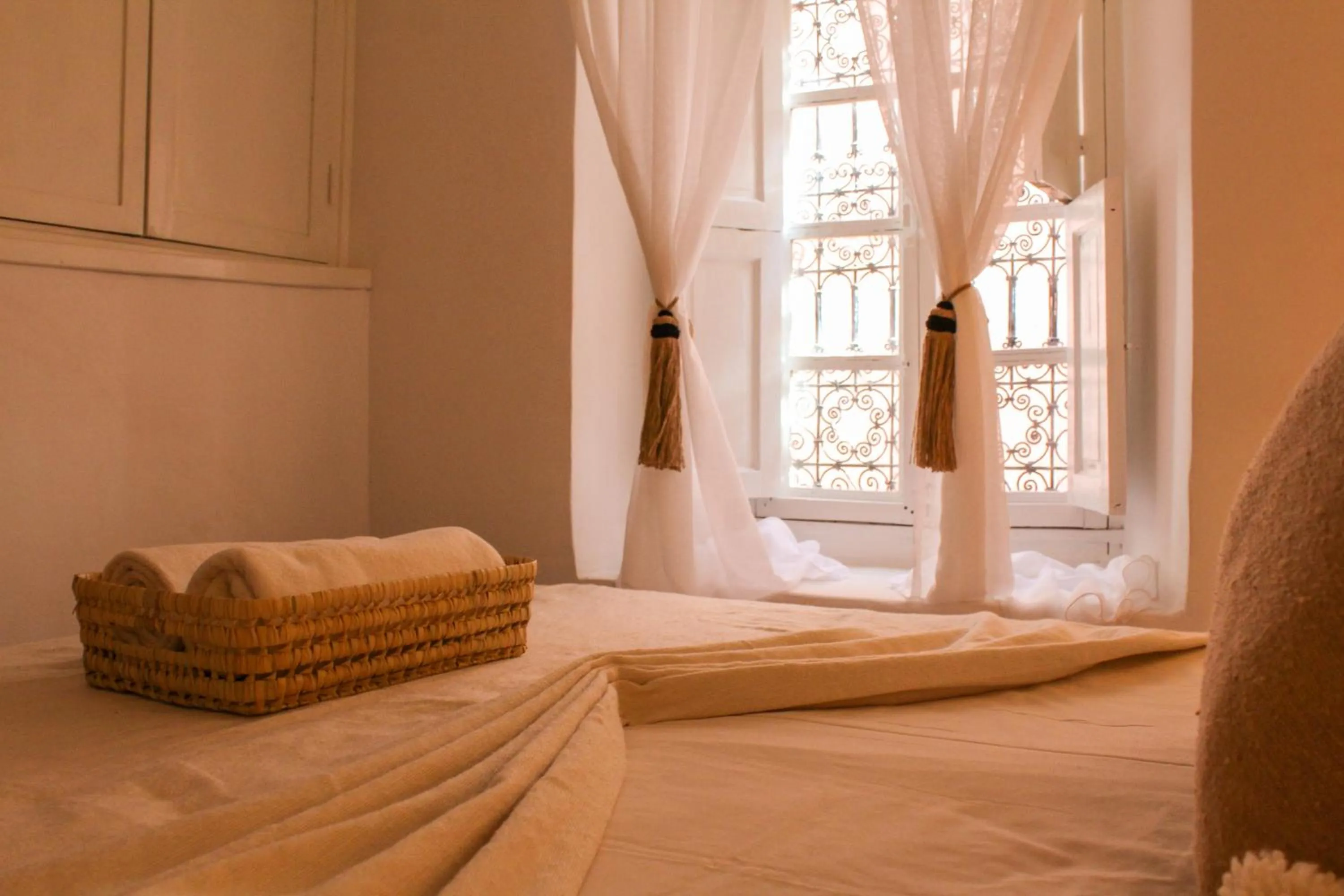 Bed in Riad Amra