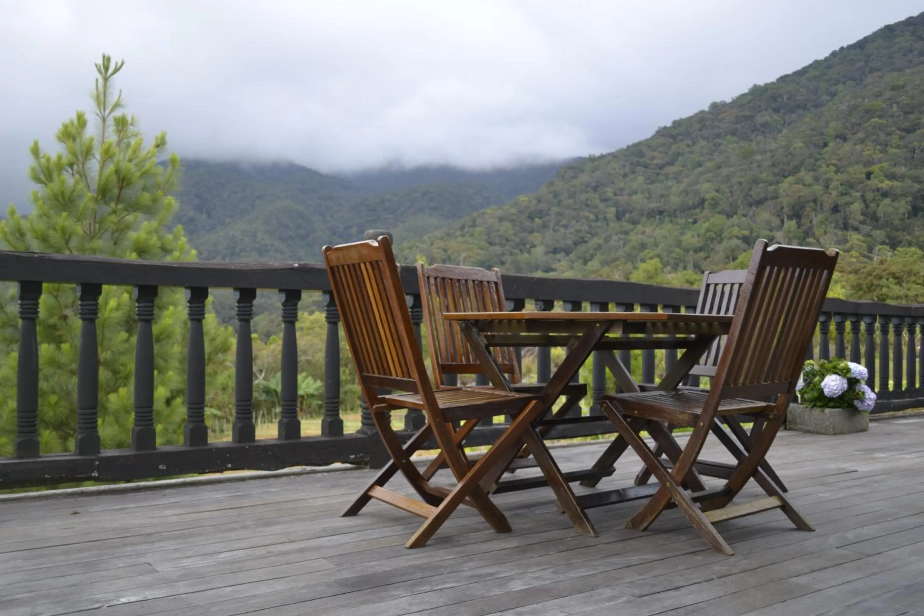 Balcony/Terrace in Mesilau Mountain Retreats