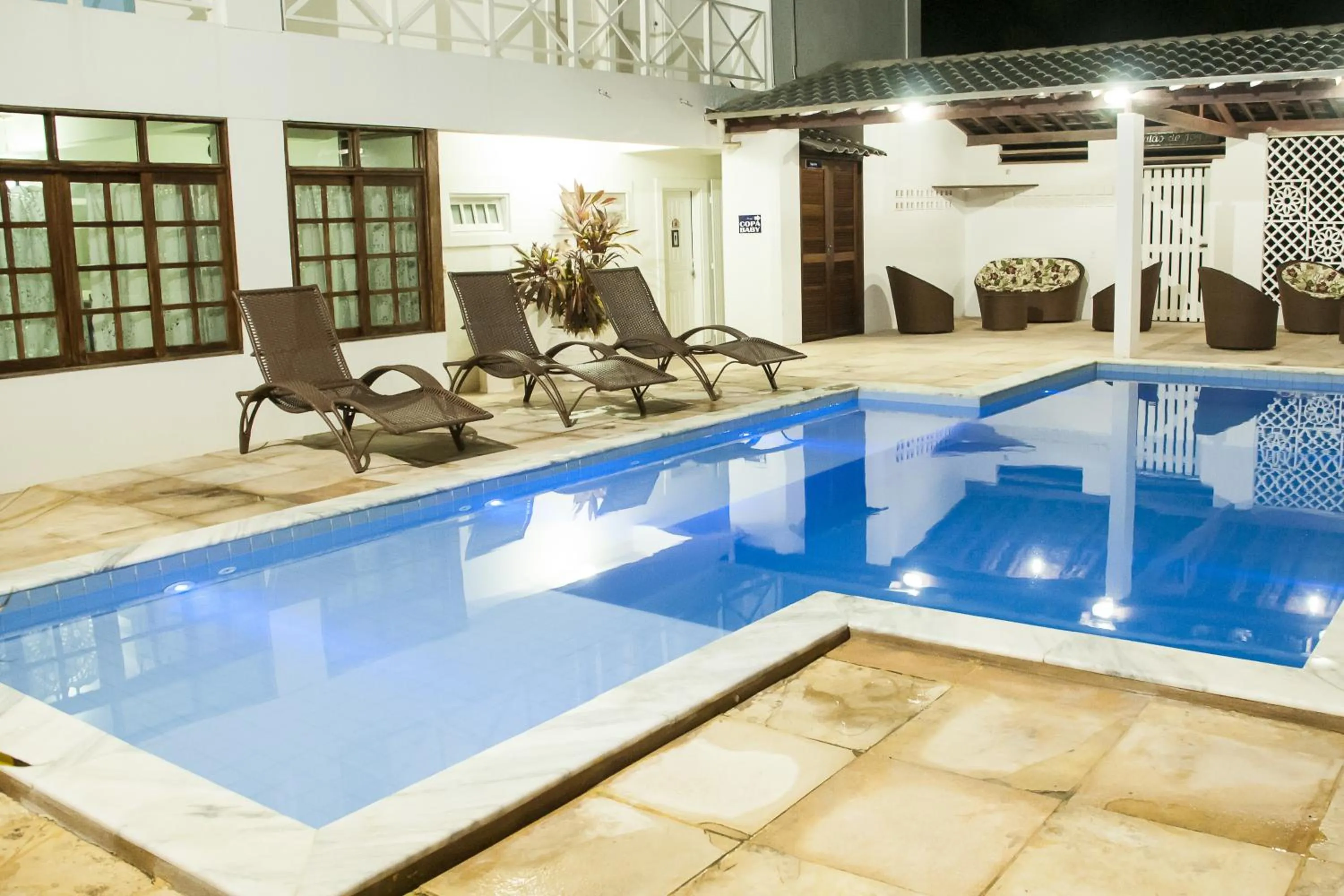Swimming pool in Brisamar Hotel Pousada