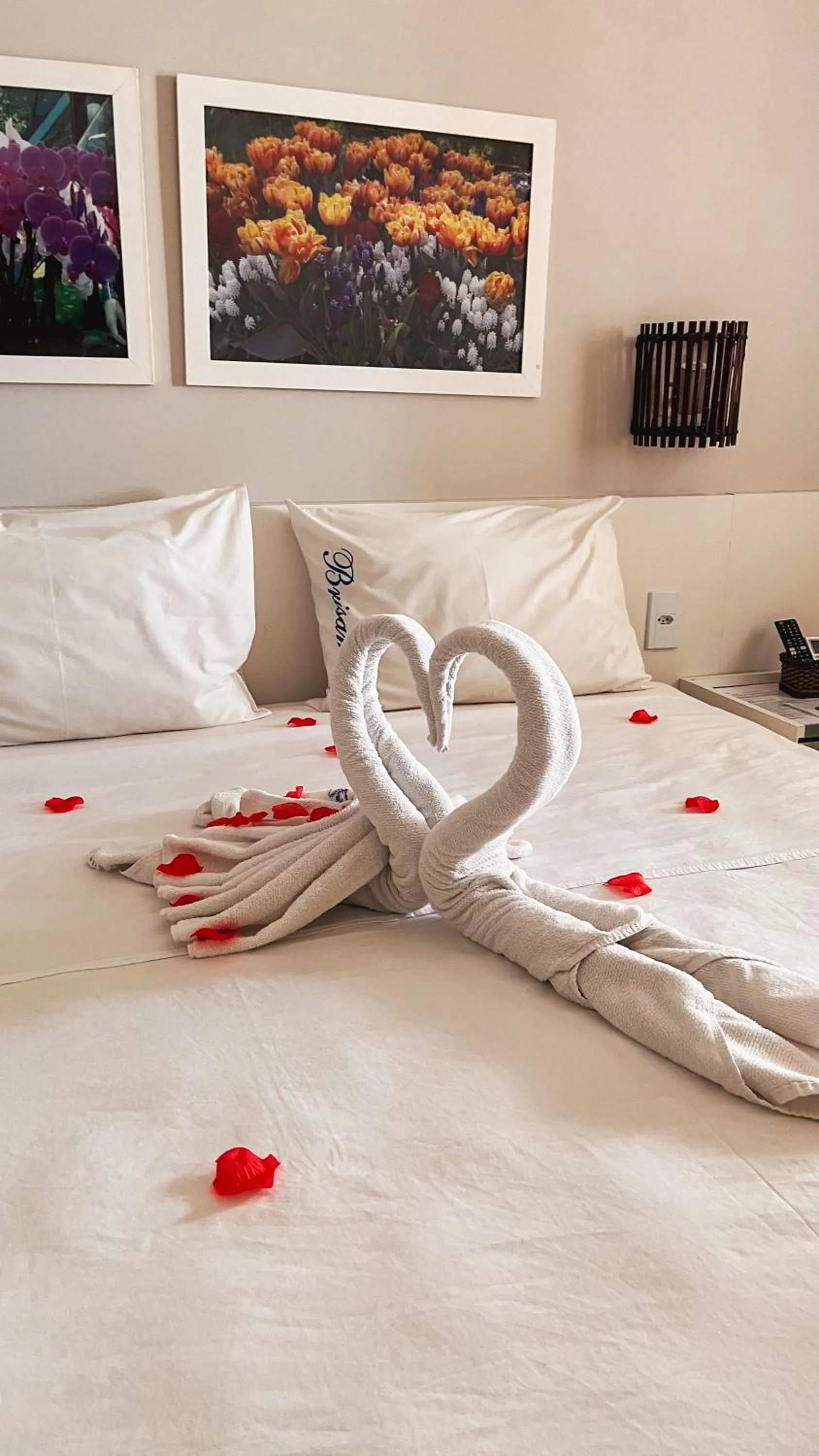 Bed in Brisamar Hotel Pousada