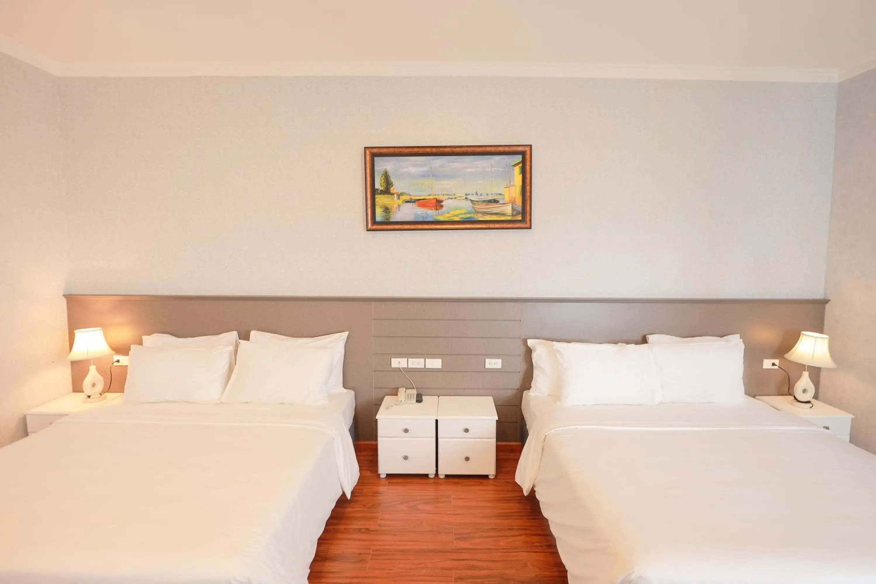 Bed in Hotel Du Lys Bed in Hotel Du Lys