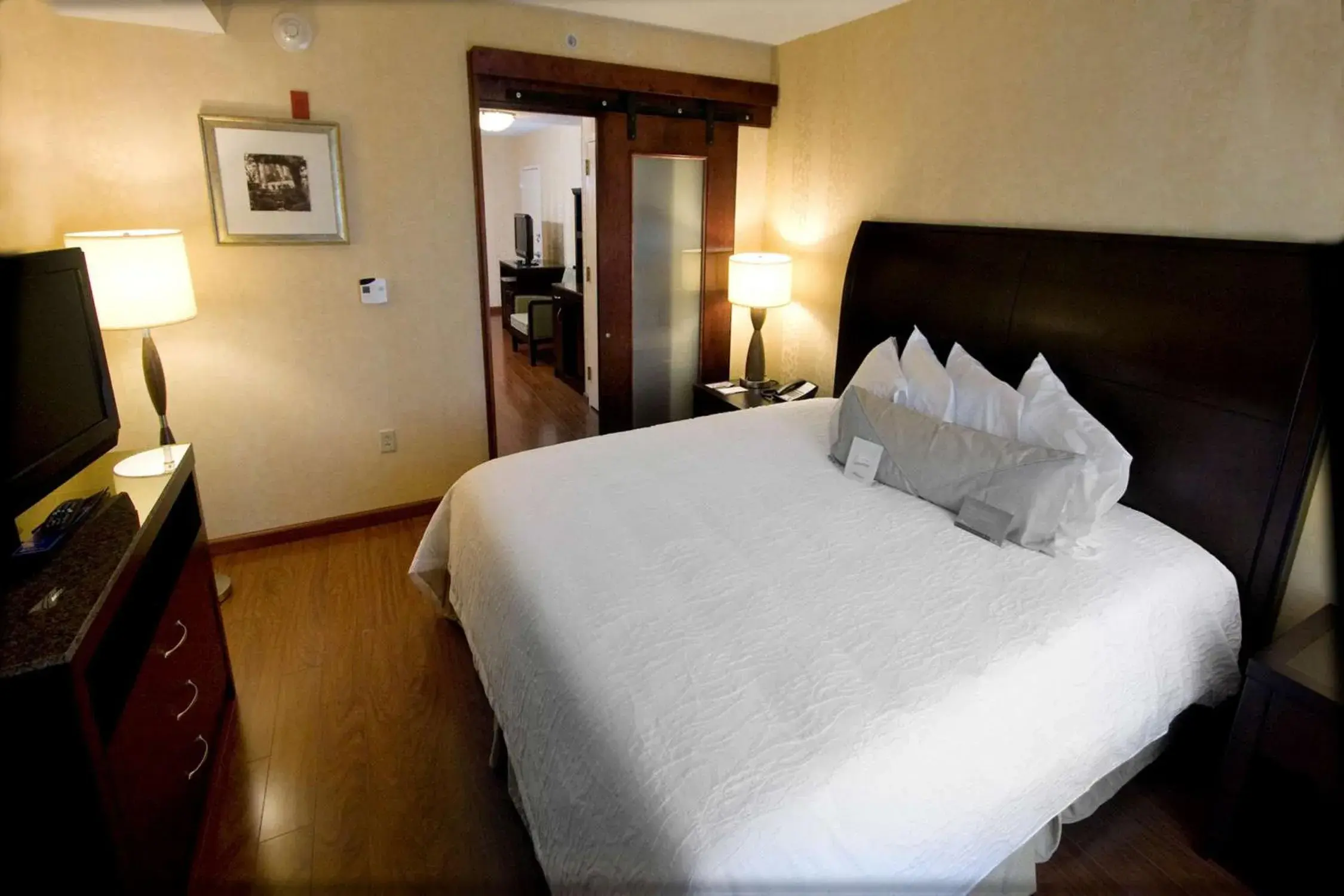 Bed in Hilton Garden Inn Aberdeen Bed in Hilton Garden Inn Aberdeen