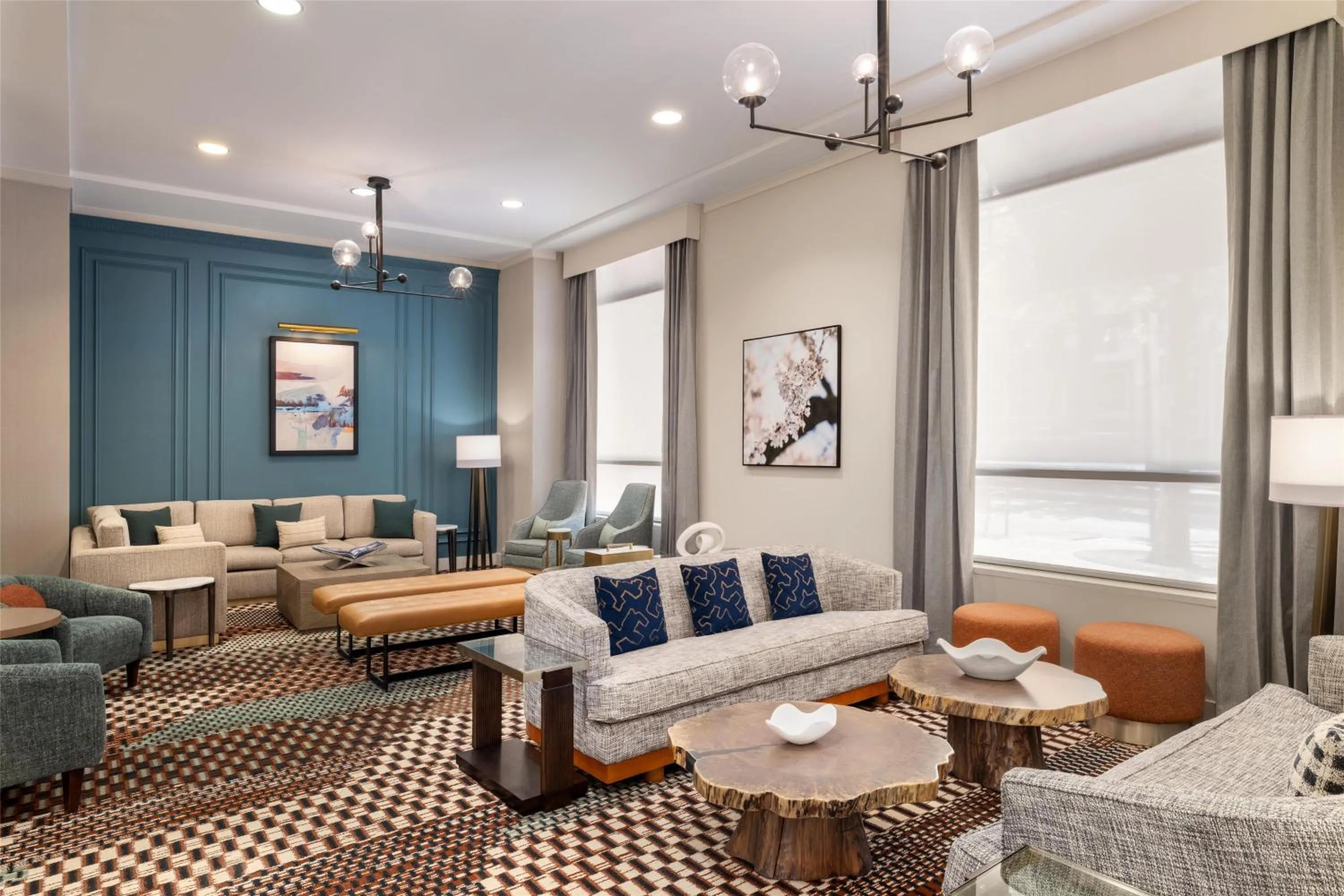 Lobby or reception in Hilton Garden Inn Shirlington