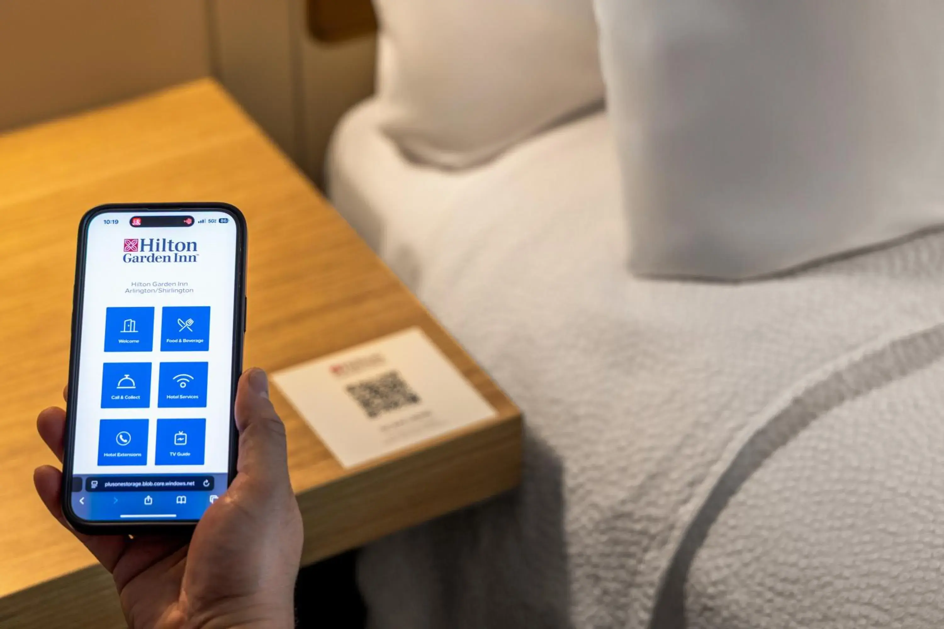 Bedroom, Bed in Hilton Garden Inn Shirlington Bedroom, Bed in Hilton Garden Inn Shirlington