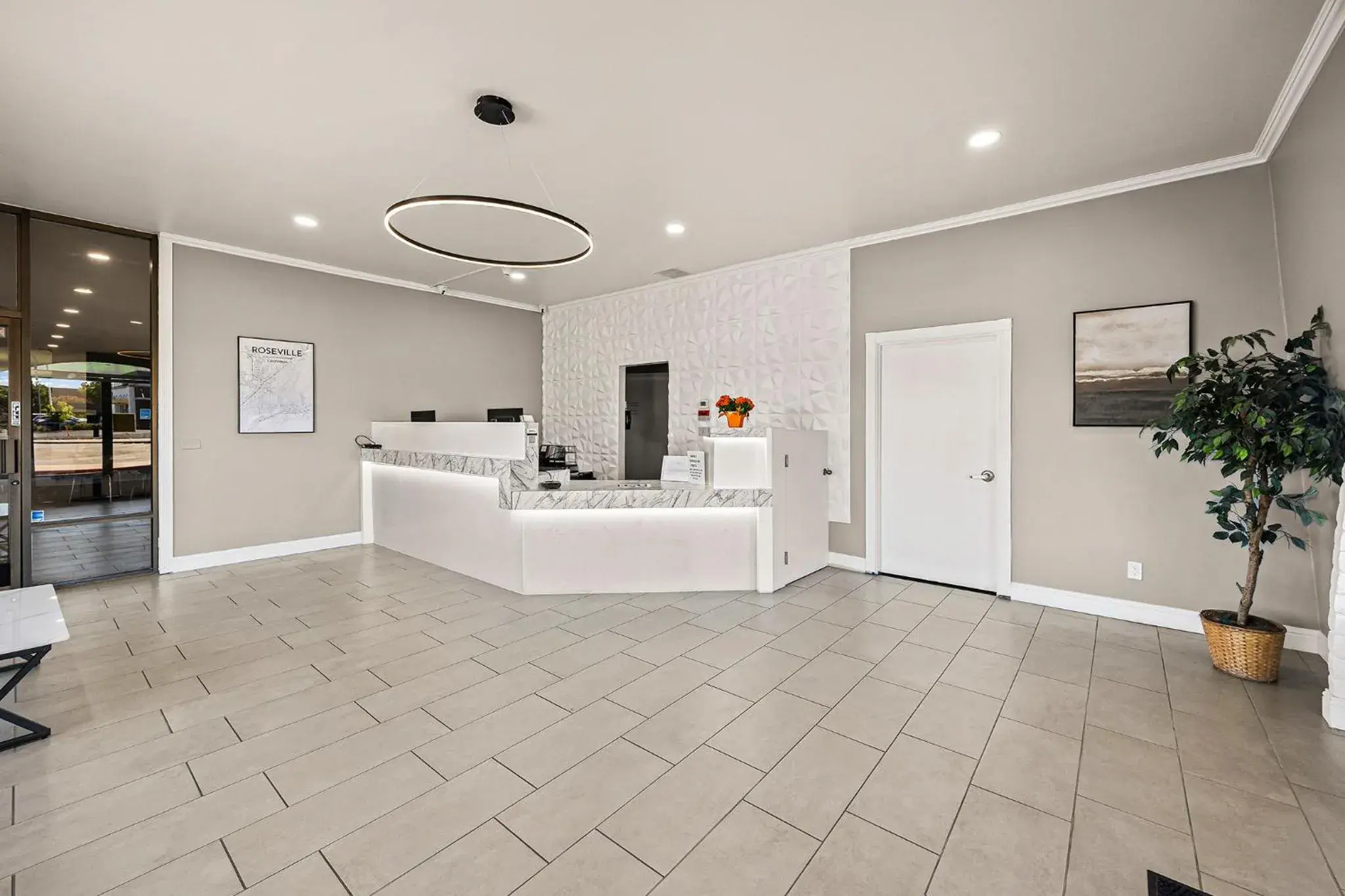 Lobby or reception in Heritage Inn Express Roseville Lobby or reception in Heritage Inn Express Roseville