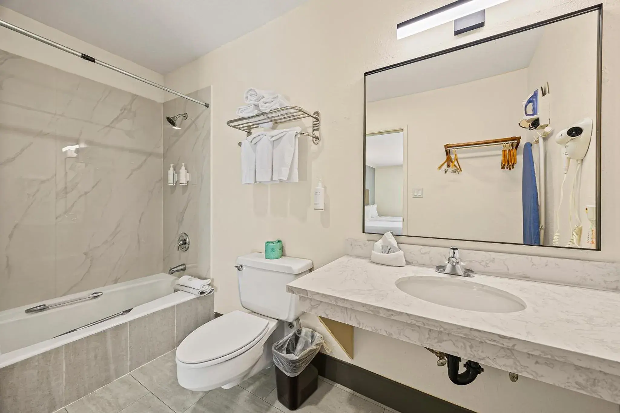 Bathroom in Heritage Inn Express Roseville Bathroom in Heritage Inn Express Roseville