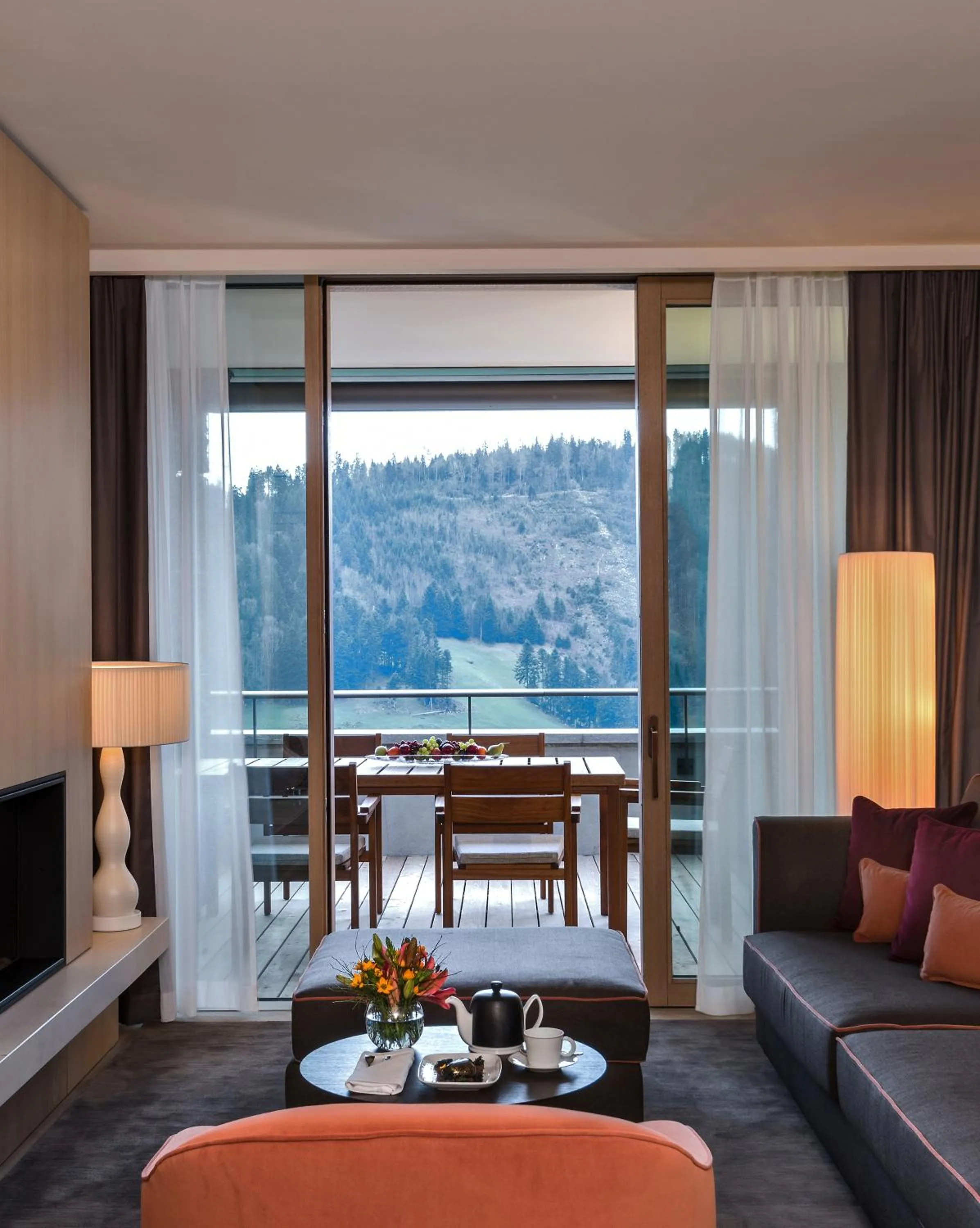 Balcony/Terrace in Waldhotel by Bürgenstock