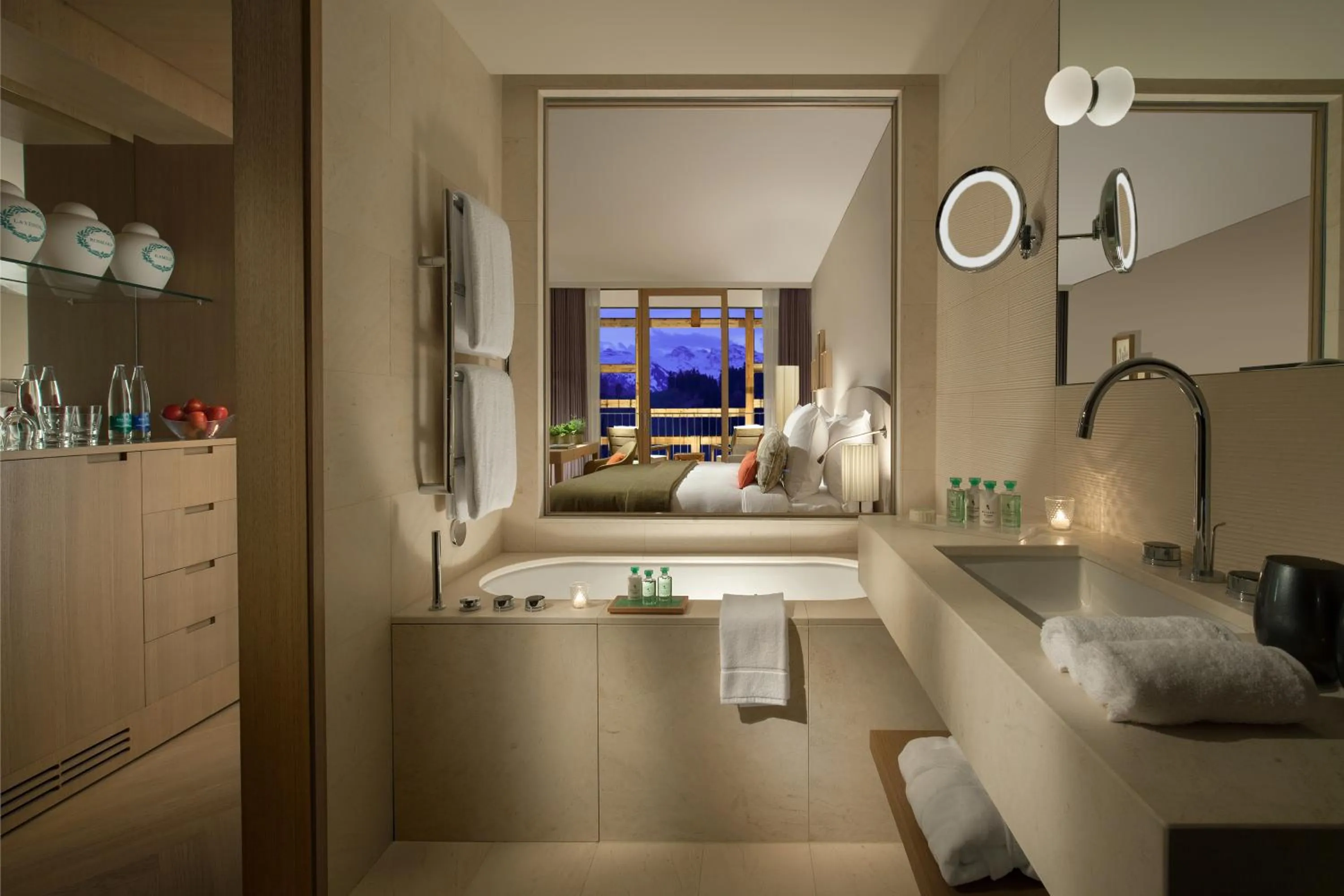 Bathroom in Waldhotel by Bürgenstock