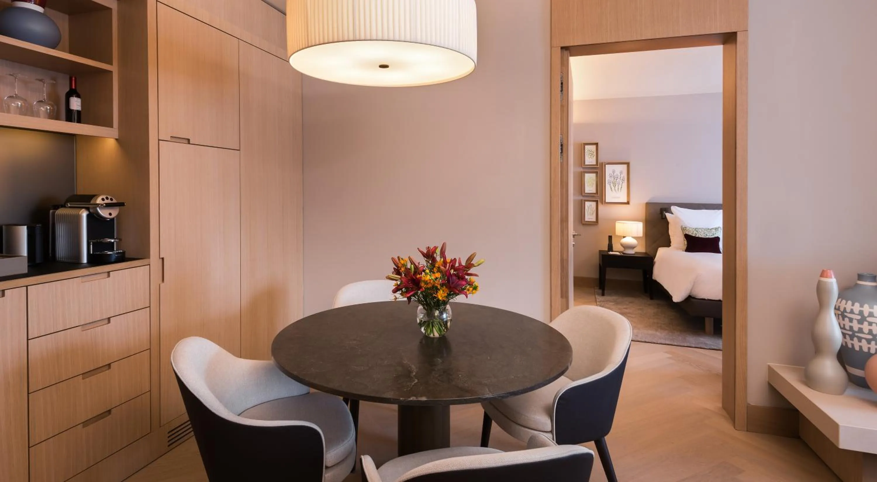 Living room in Waldhotel by Bürgenstock