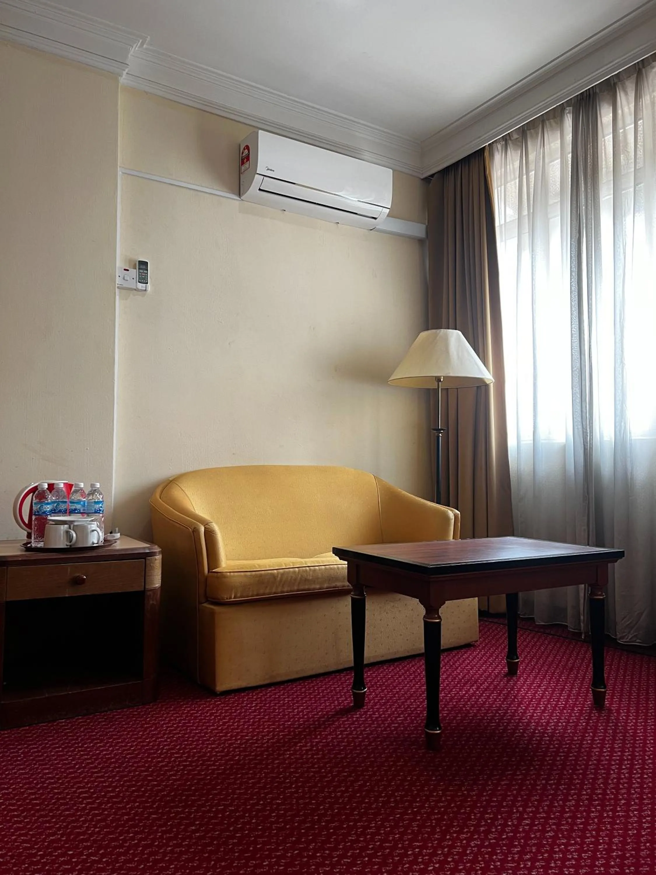 Seating area in Grand Pacific Hotel PWTC