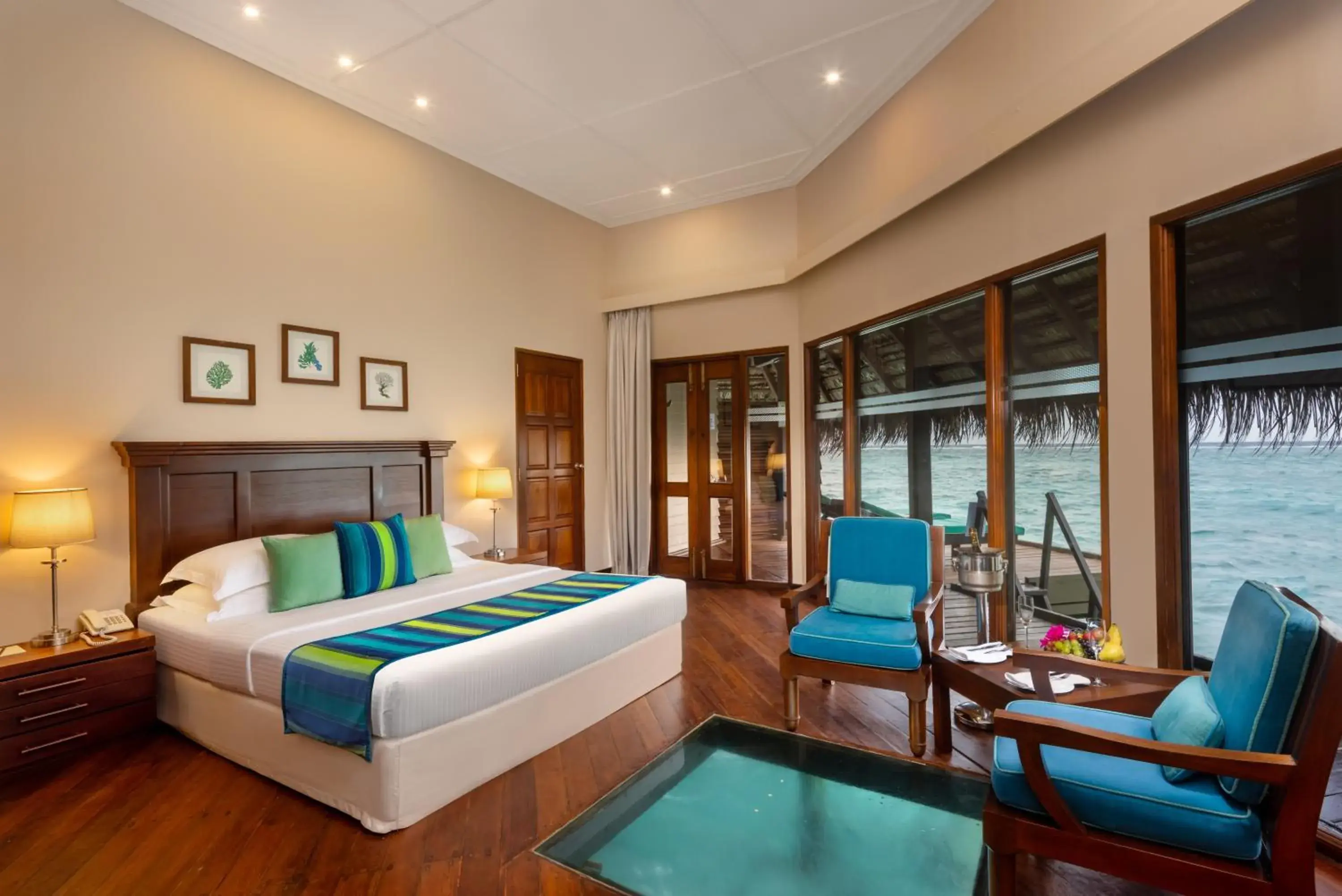 View (from property/room), Bed in Adaaran Club Rannalhi - All Inclusive - 45 Minutes away from Male by Speedboat View (from property/room), Bed in Adaaran Club Rannalhi - All Inclusive - 45 Minutes away from Male by Speedboat