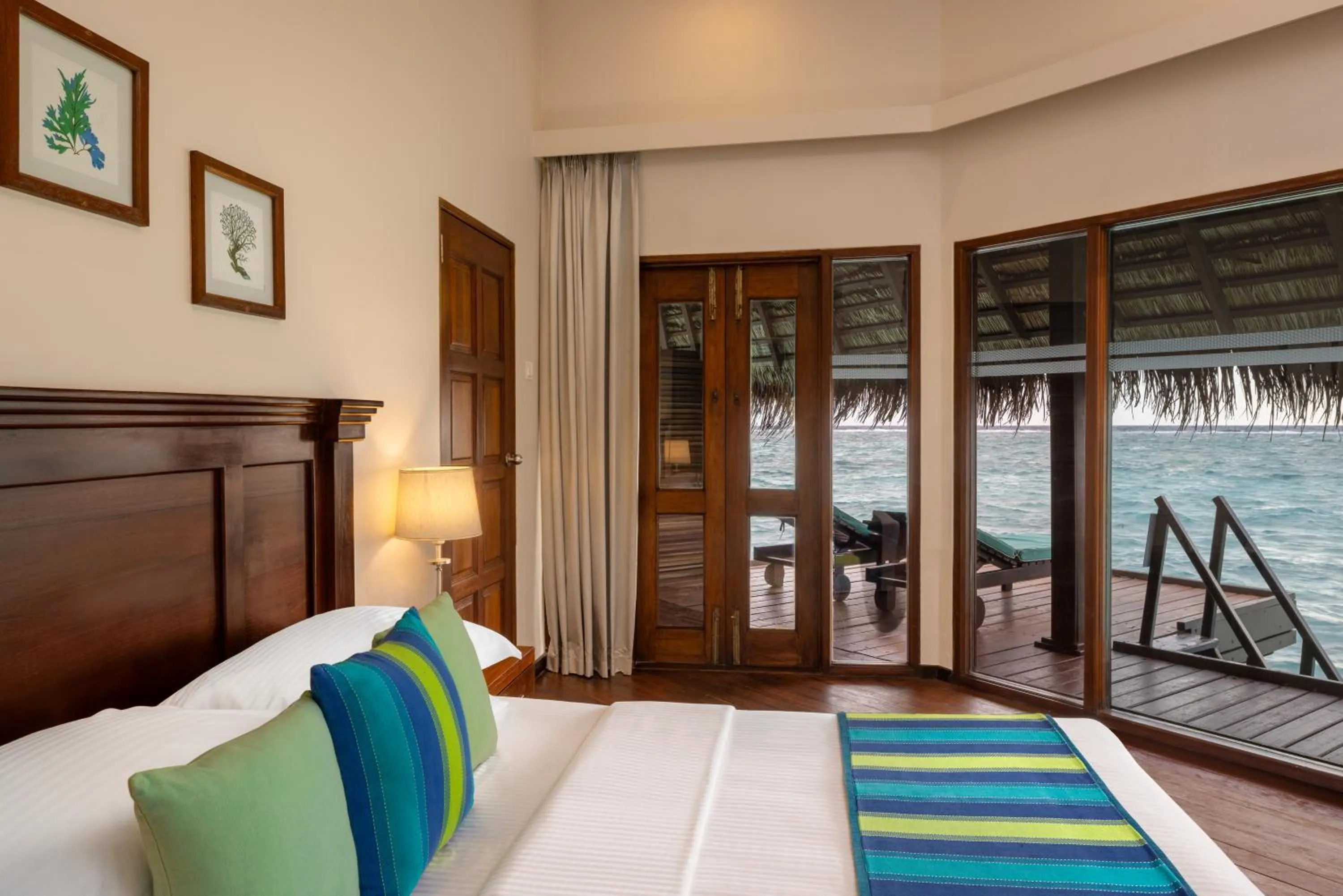 View (from property/room), Bed in Adaaran Club Rannalhi - All Inclusive - 45 Minutes away from Male by Speedboat