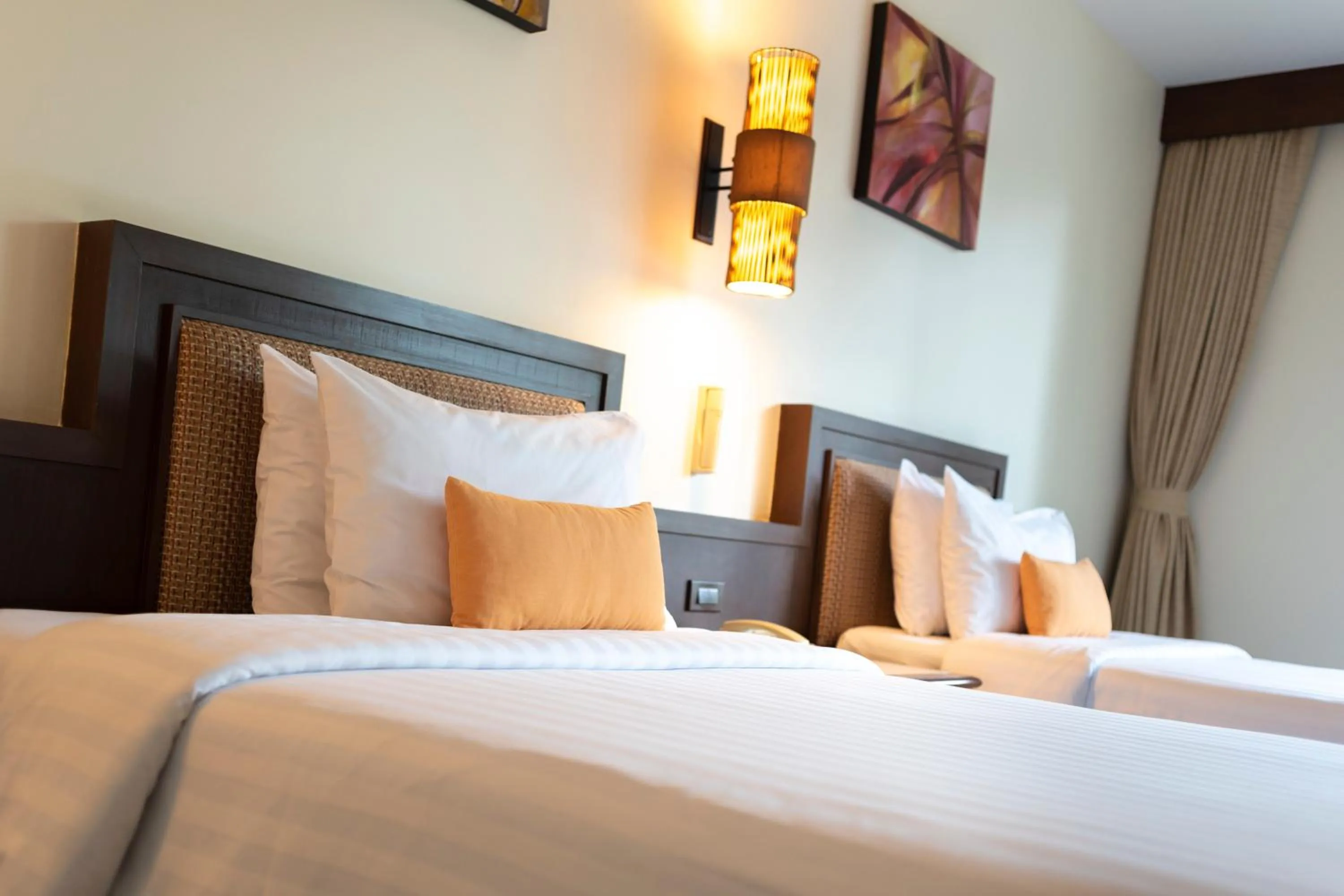 Decorative detail, Bed in Khaolak Bayfront Resort