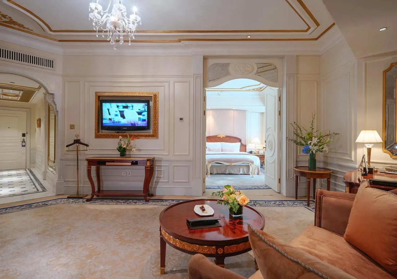 Living room, Bed in Legendale Hotel Beijing