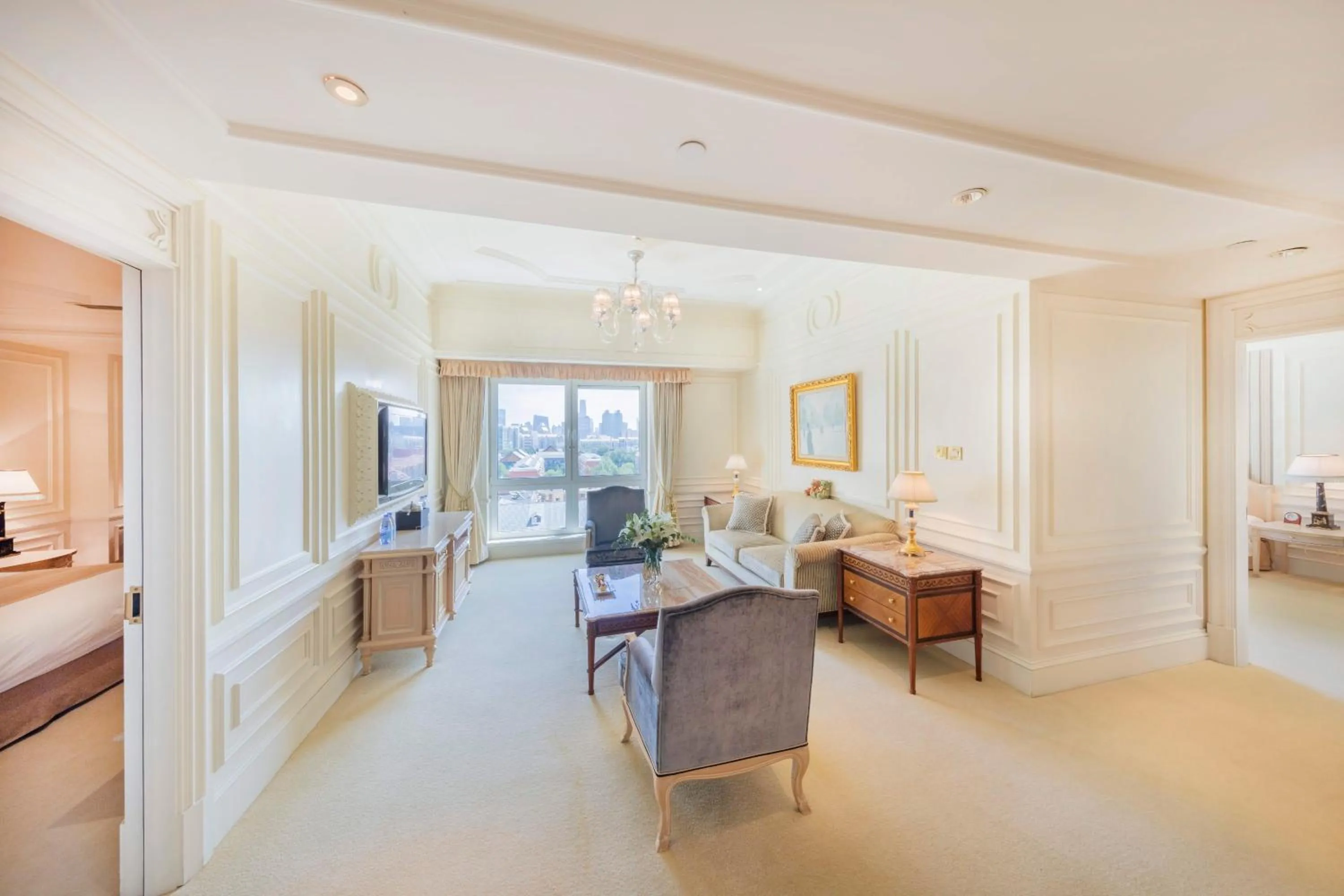 Living room, Bed in Legendale Hotel Beijing