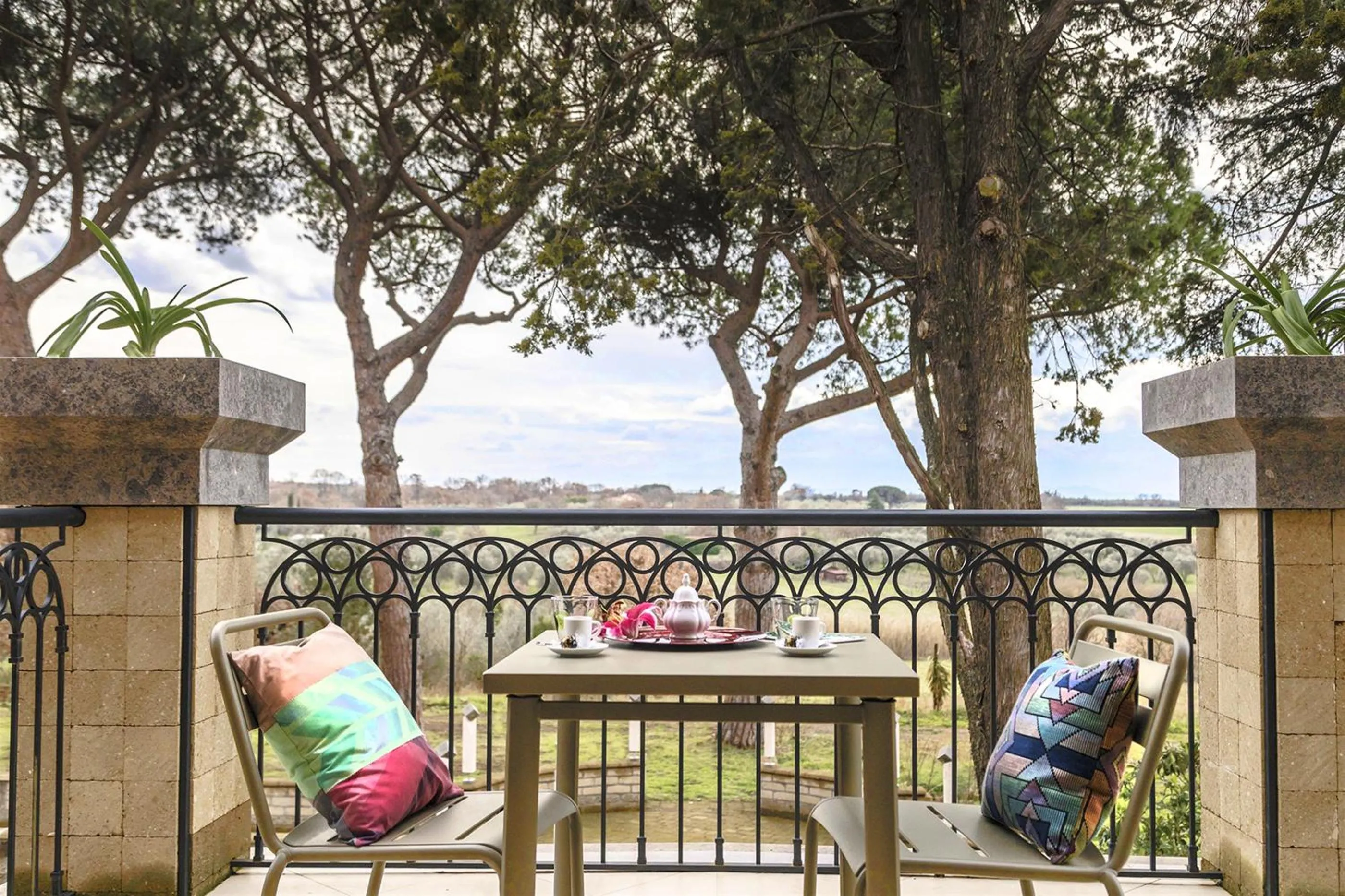 Garden view in Traldi Resort