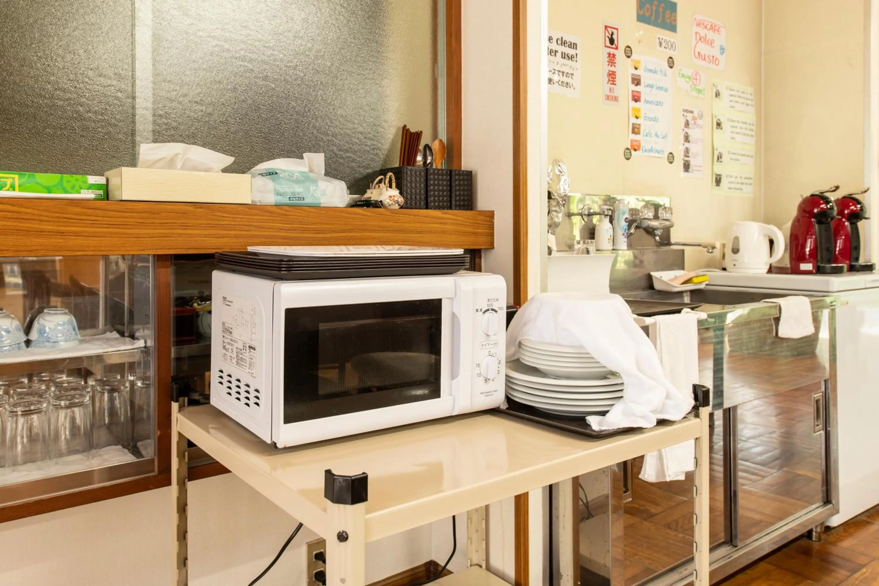 Food and drinks in Yamanaka Lake Ryozan