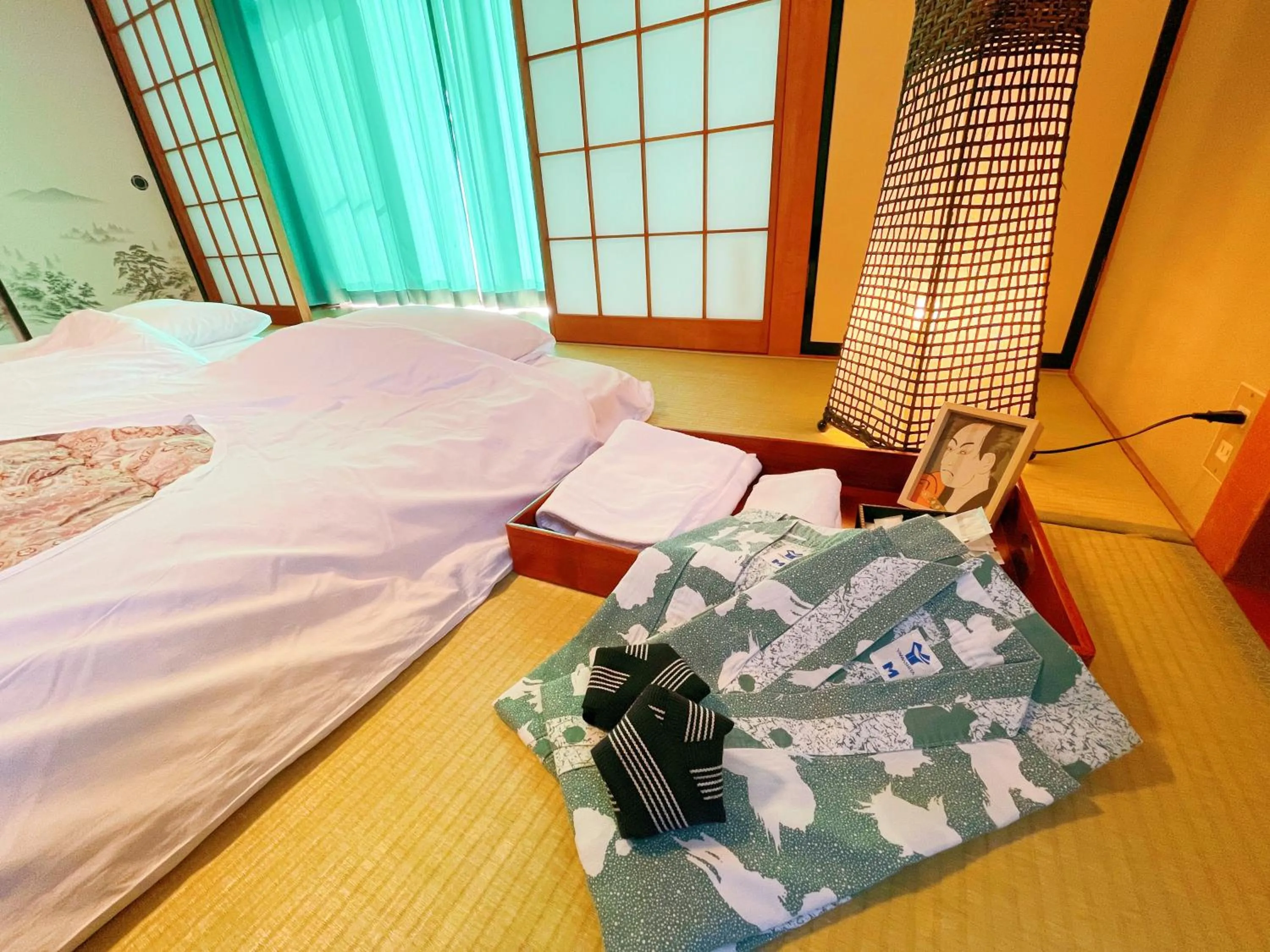 Photo of the whole room, Bed in Yamanaka Lake Ryozan