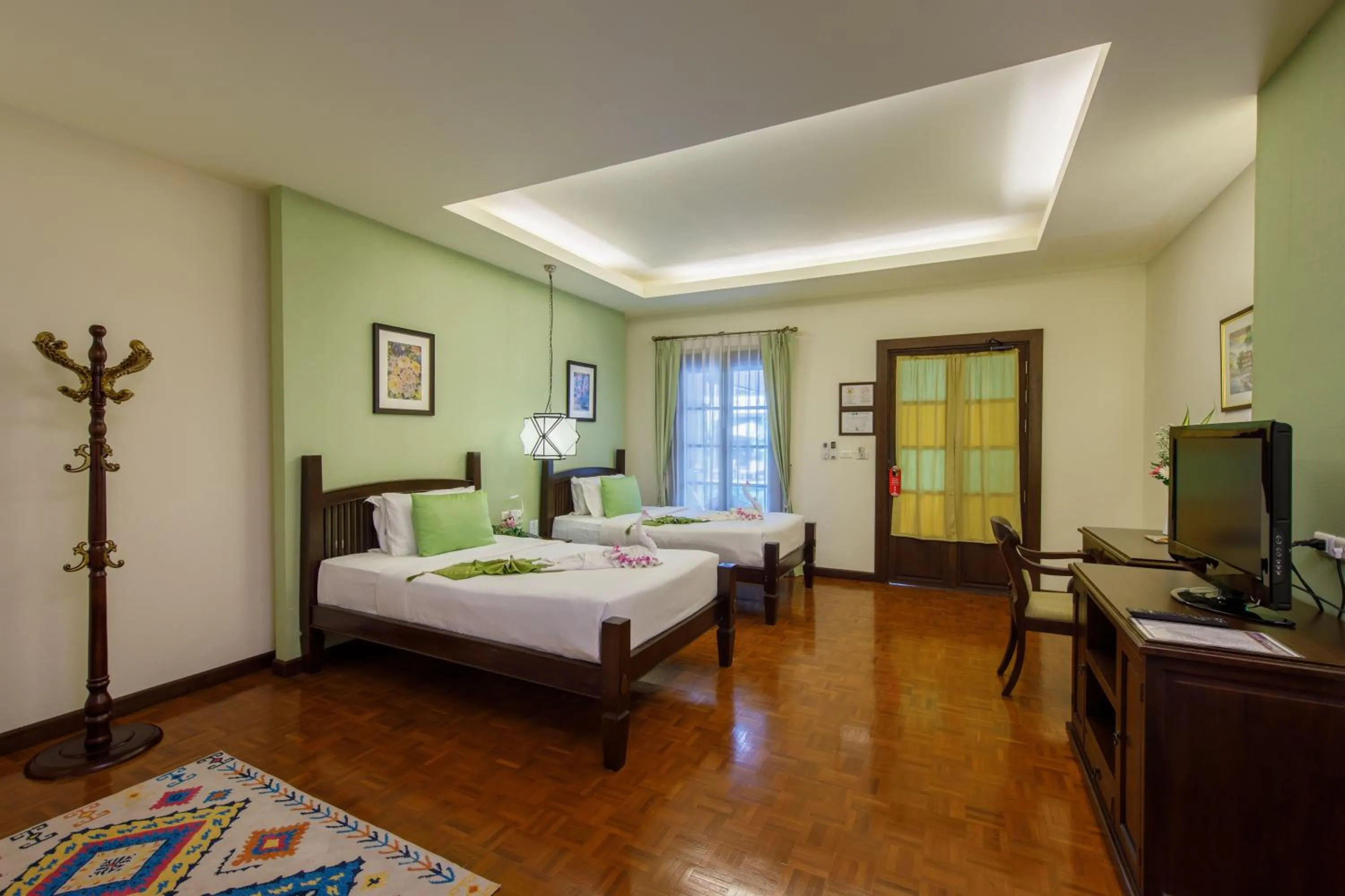 Bed in Vdara Pool Resort Spa Chiang Mai