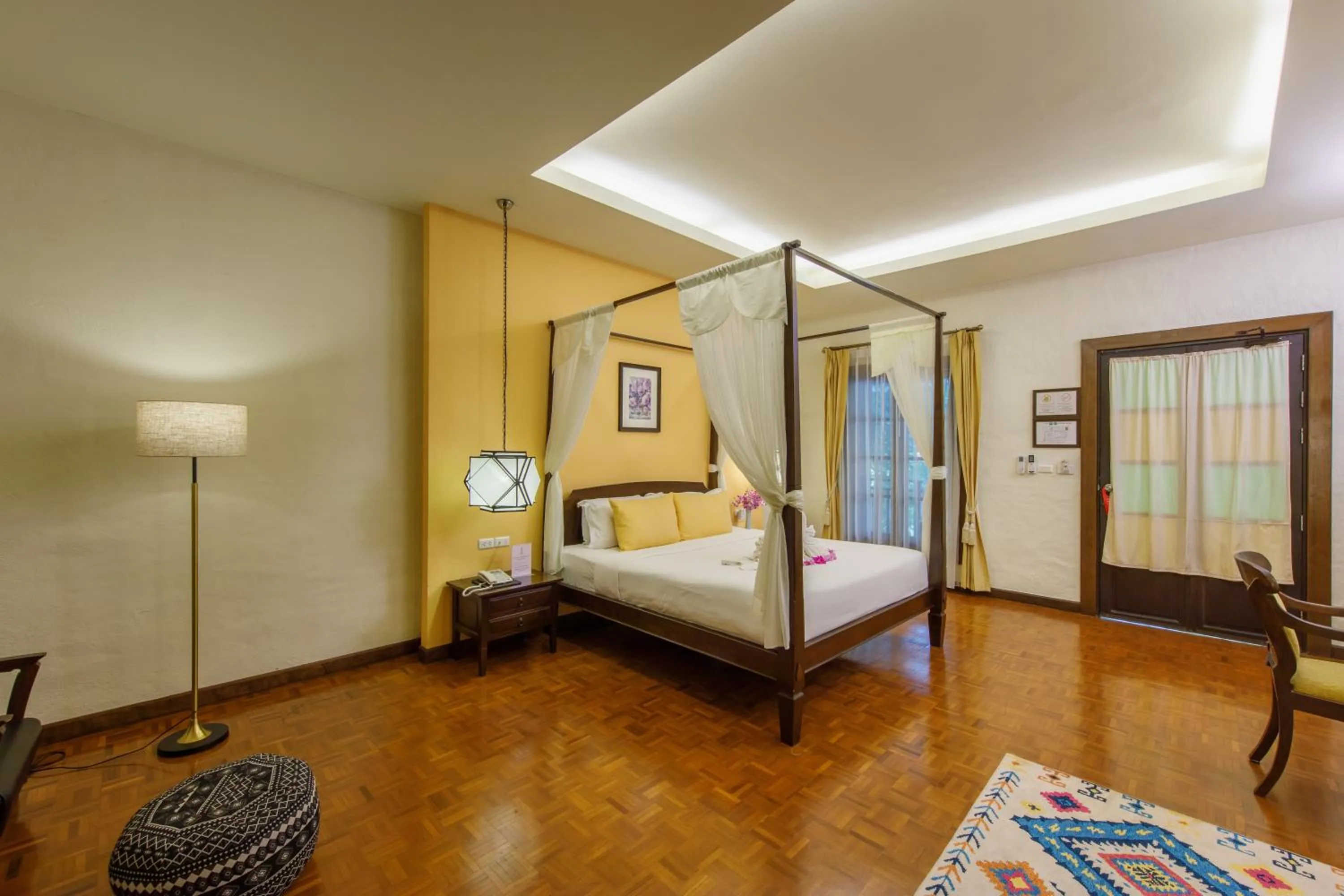 Bed in Vdara Pool Resort Spa Chiang Mai