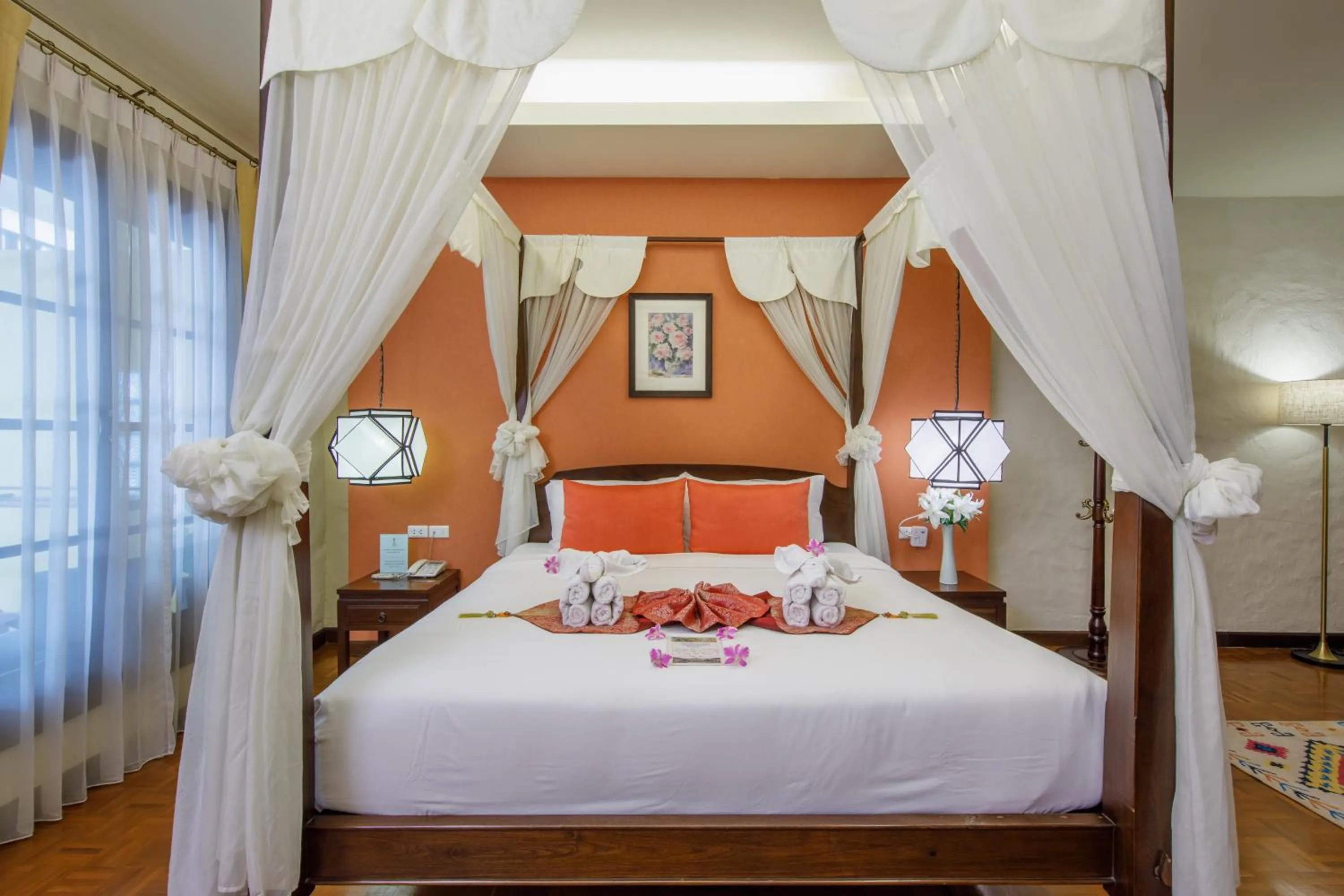 Bed in Vdara Pool Resort Spa Chiang Mai