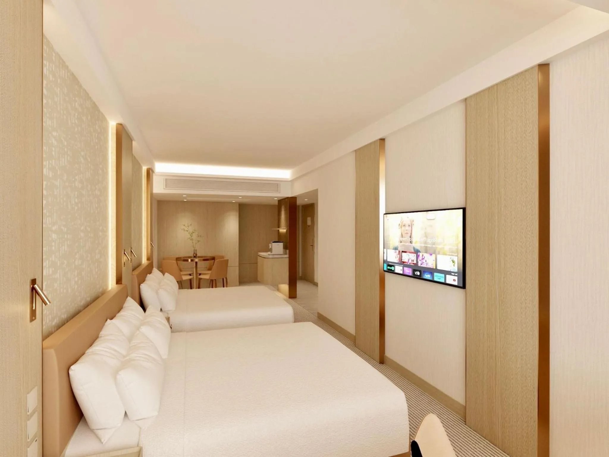 Bed in The Kimberley Hotel