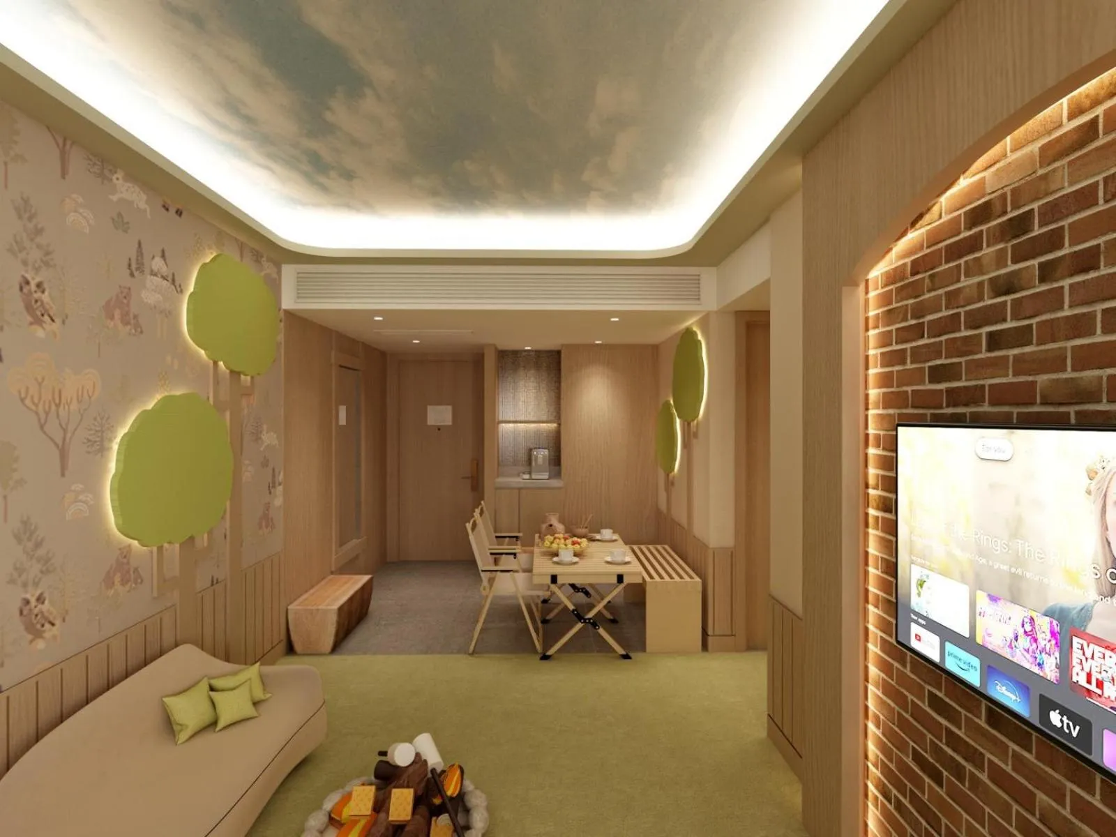 Seating area in The Kimberley Hotel