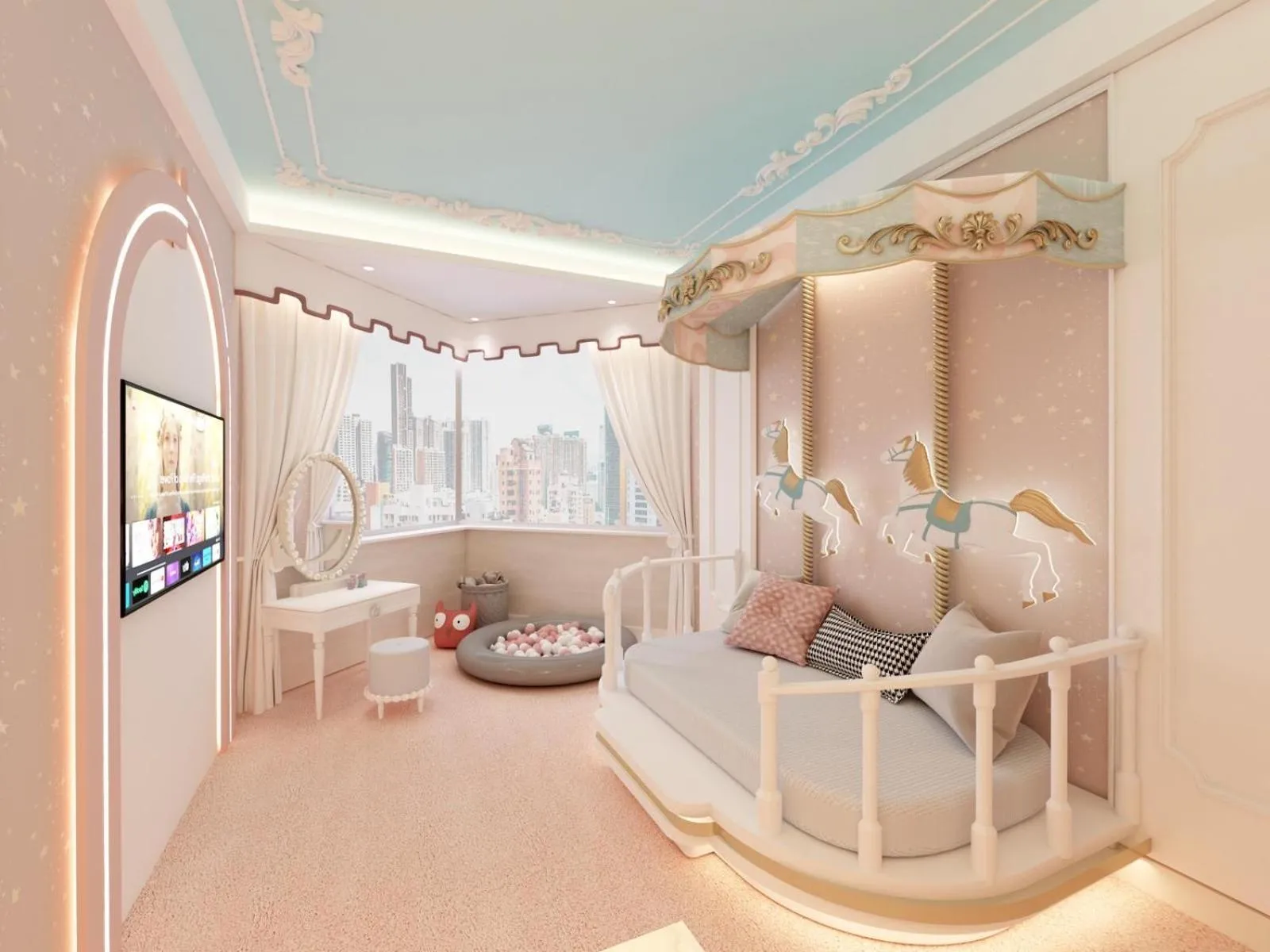 Bed in The Kimberley Hotel