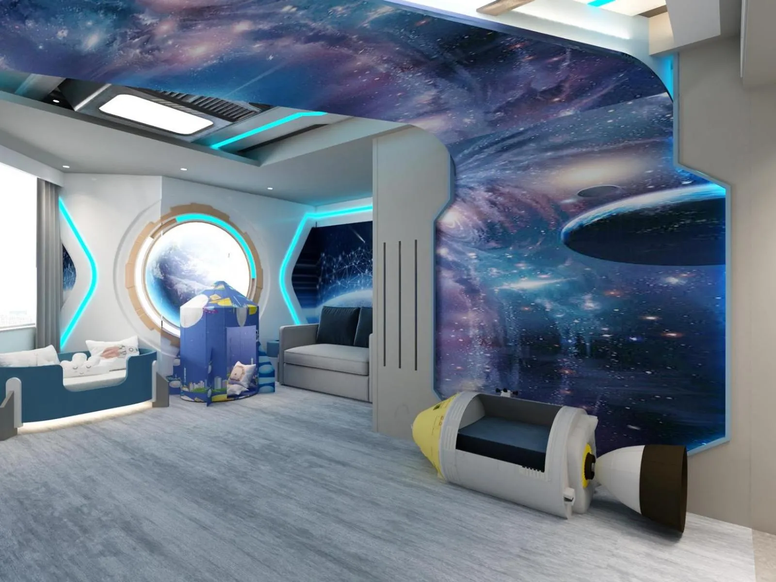 Living room in The Kimberley Hotel