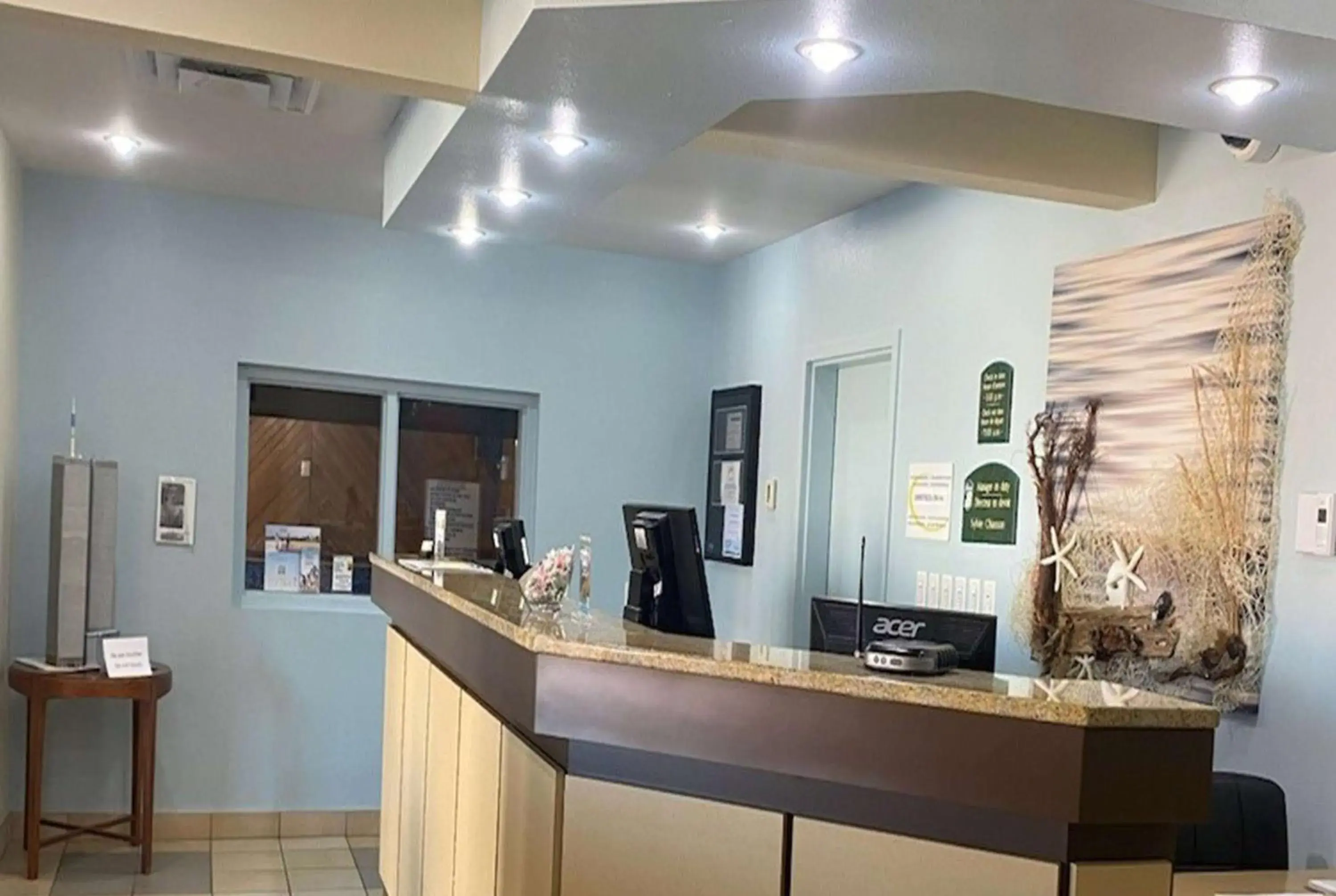 Lobby or reception in Super 8 by Wyndham Campbellton NB Lobby or reception in Super 8 by Wyndham Campbellton NB