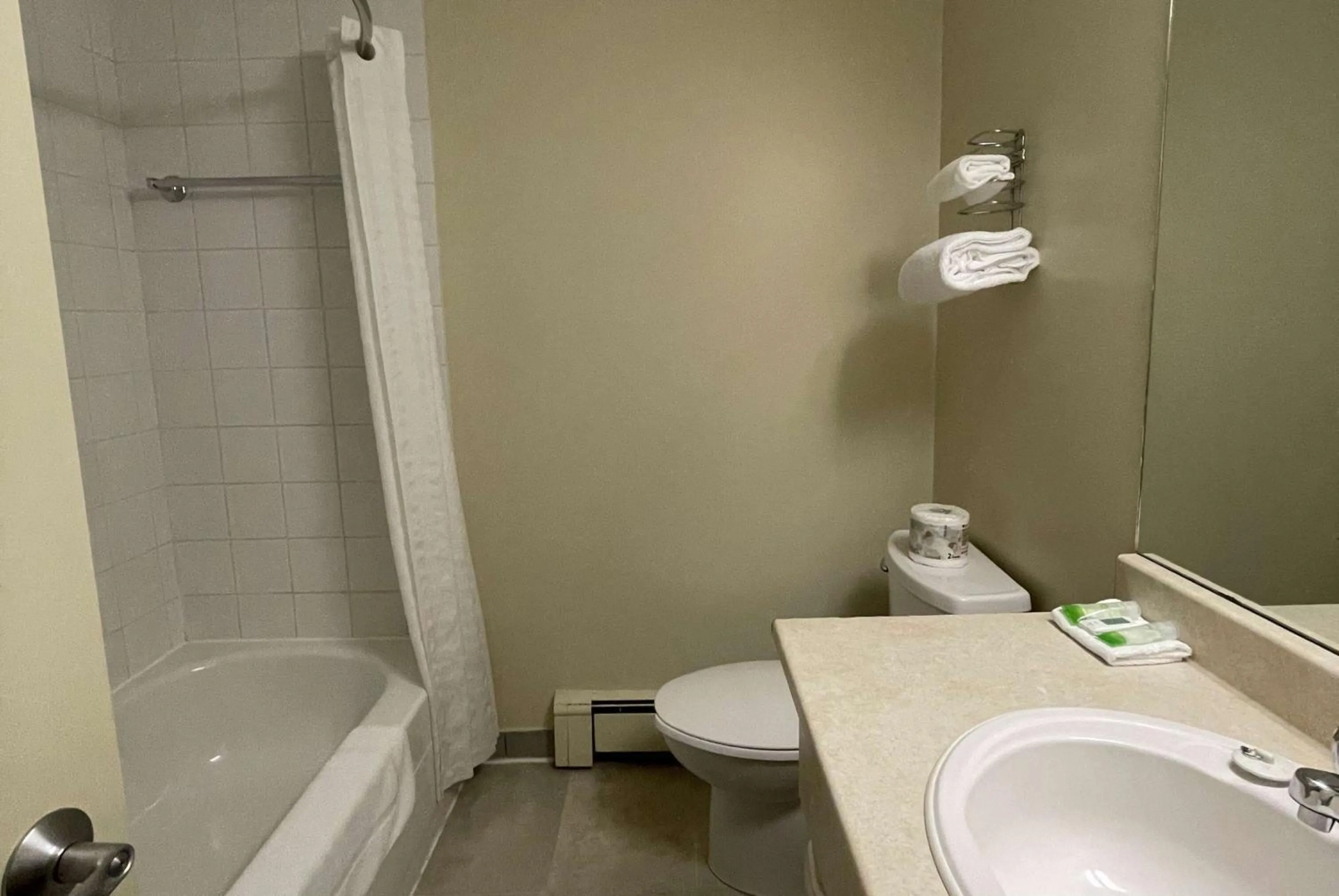 Bathroom in Super 8 by Wyndham Campbellton NB