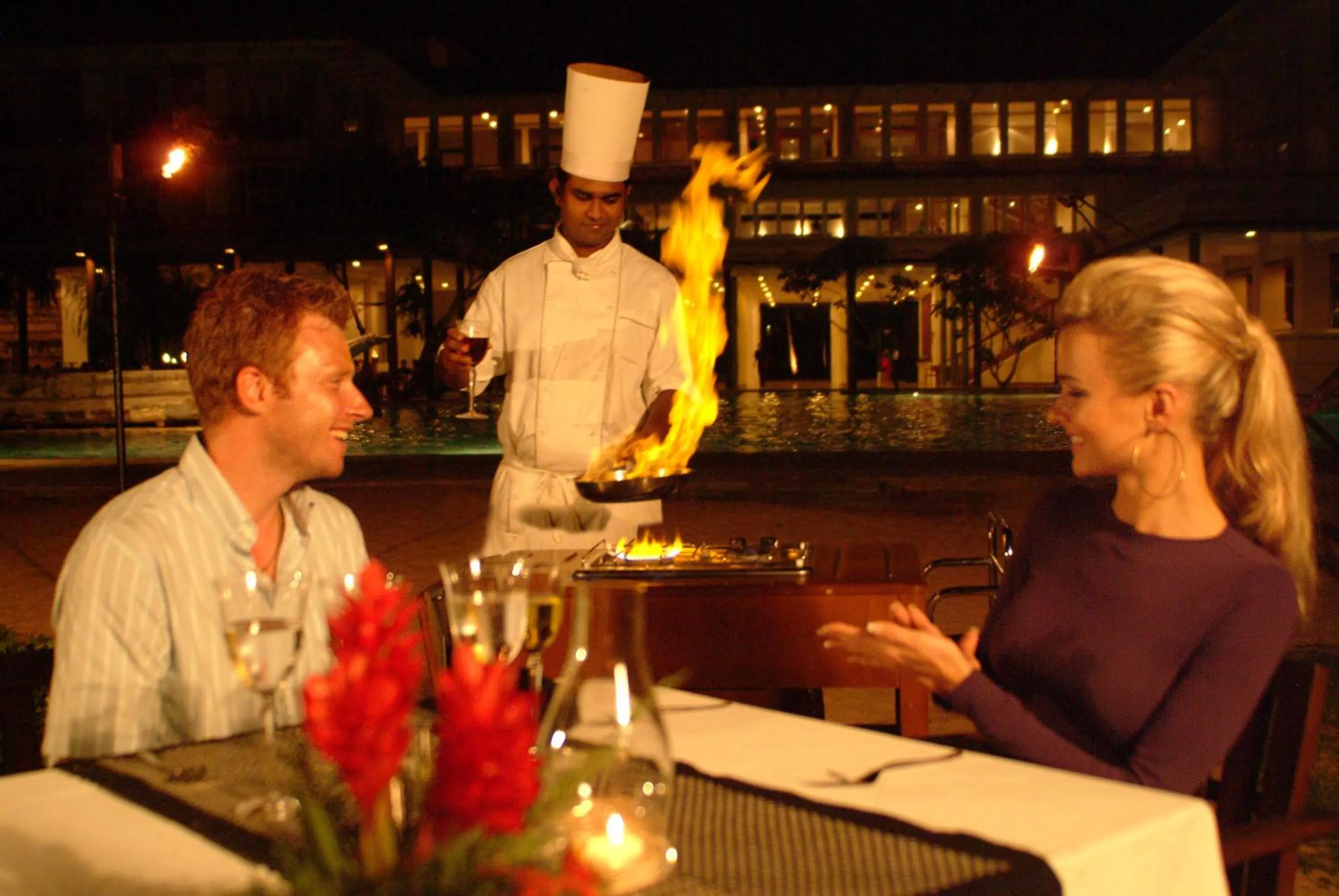 Dinner in Heritance Ahungalla