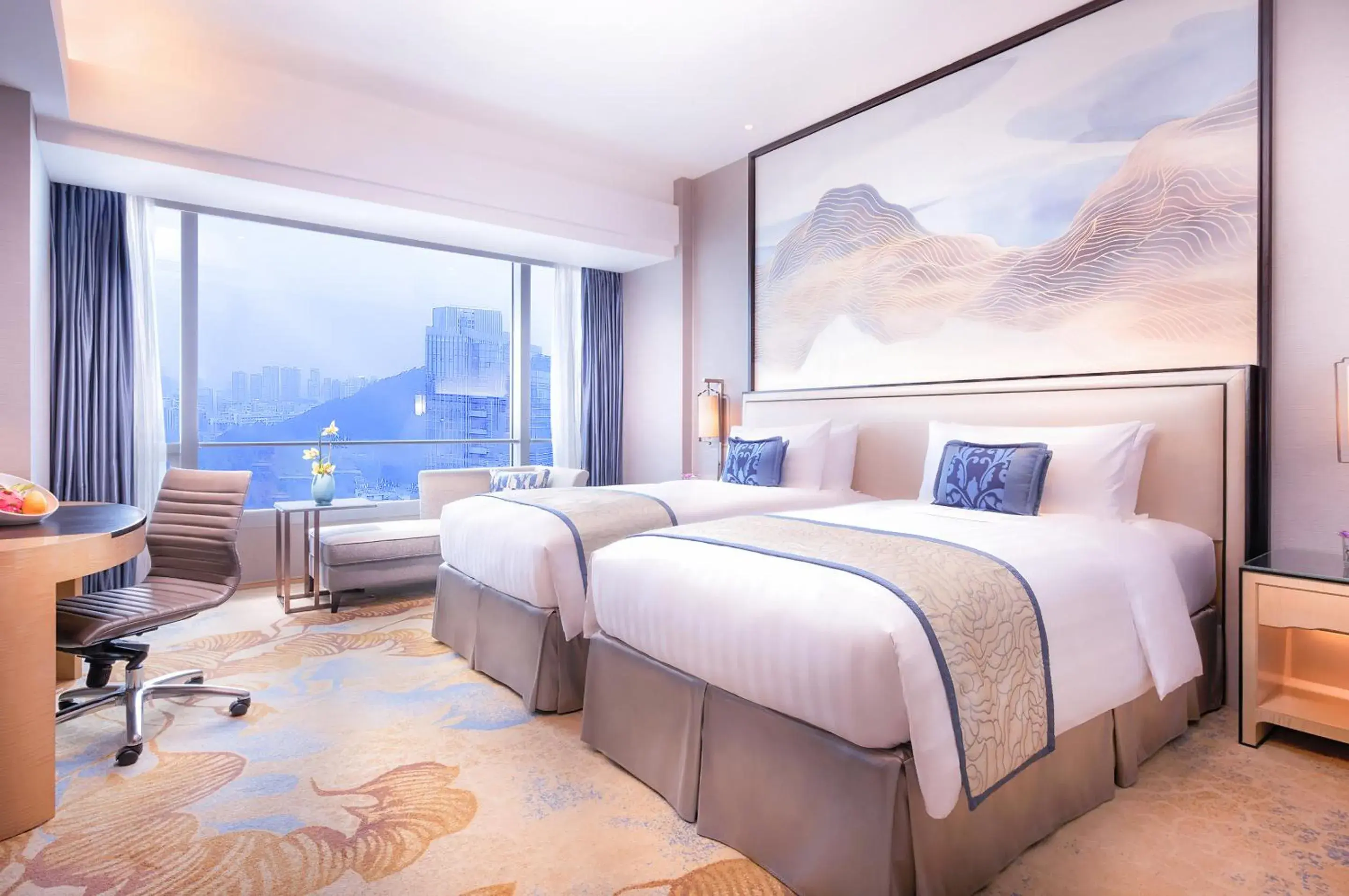 Bedroom, Bed in Shangri-La Xiamen Bedroom, Bed in Shangri-La Xiamen